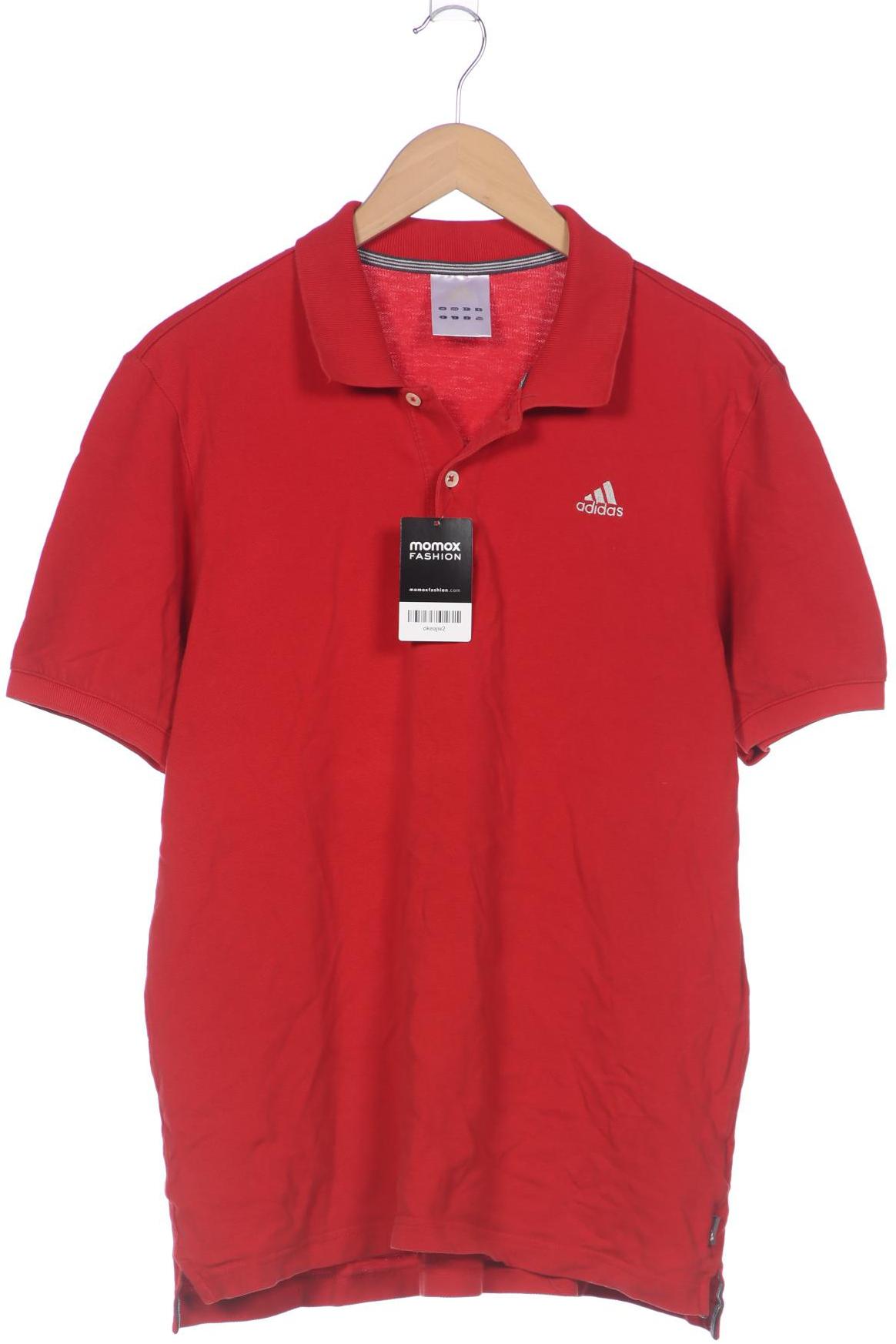 

adidas Herren Poloshirt, rot, Gr. 52