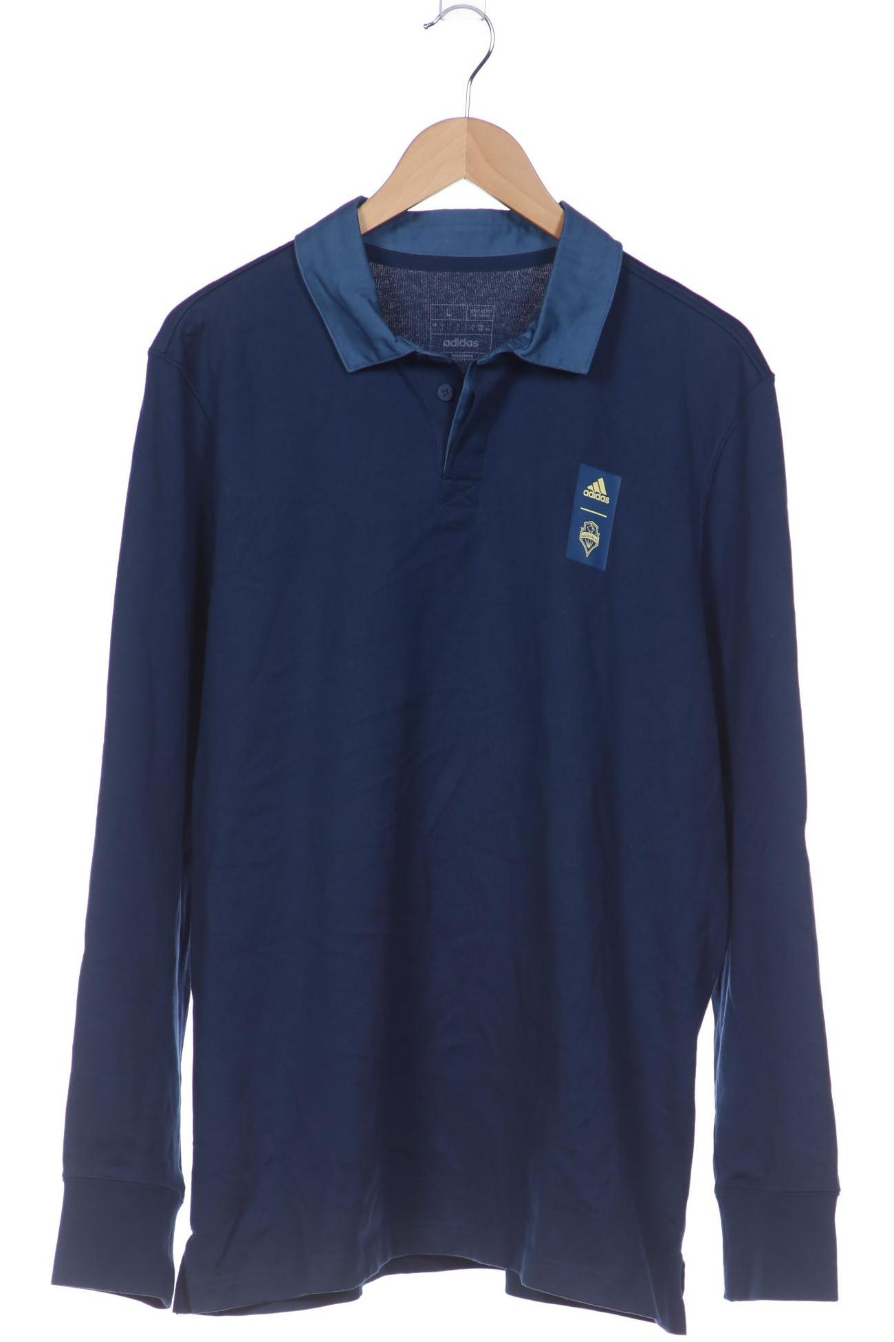 

adidas Herren Poloshirt, marineblau, Gr. 52