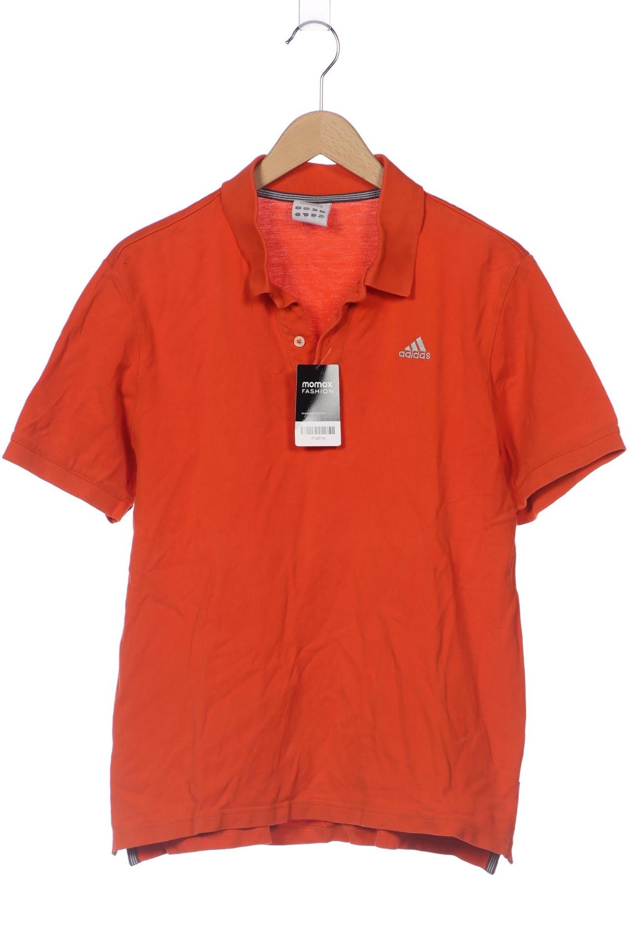 

adidas Herren Poloshirt, orange, Gr. 52