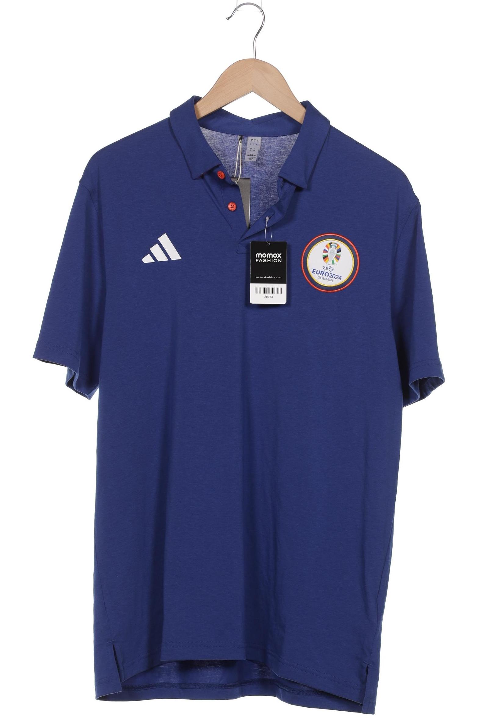 

adidas Herren Poloshirt, blau, Gr. 52