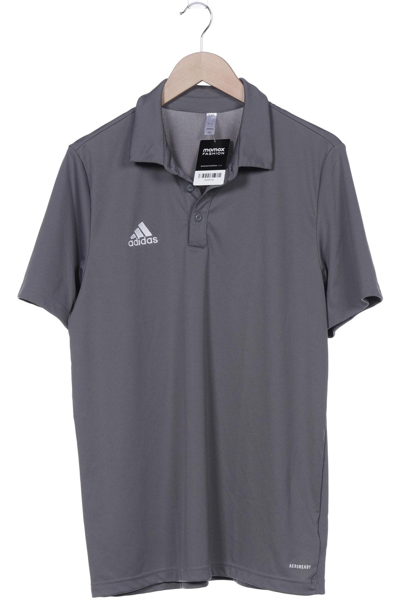 

adidas Herren Poloshirt, grau, Gr. 52
