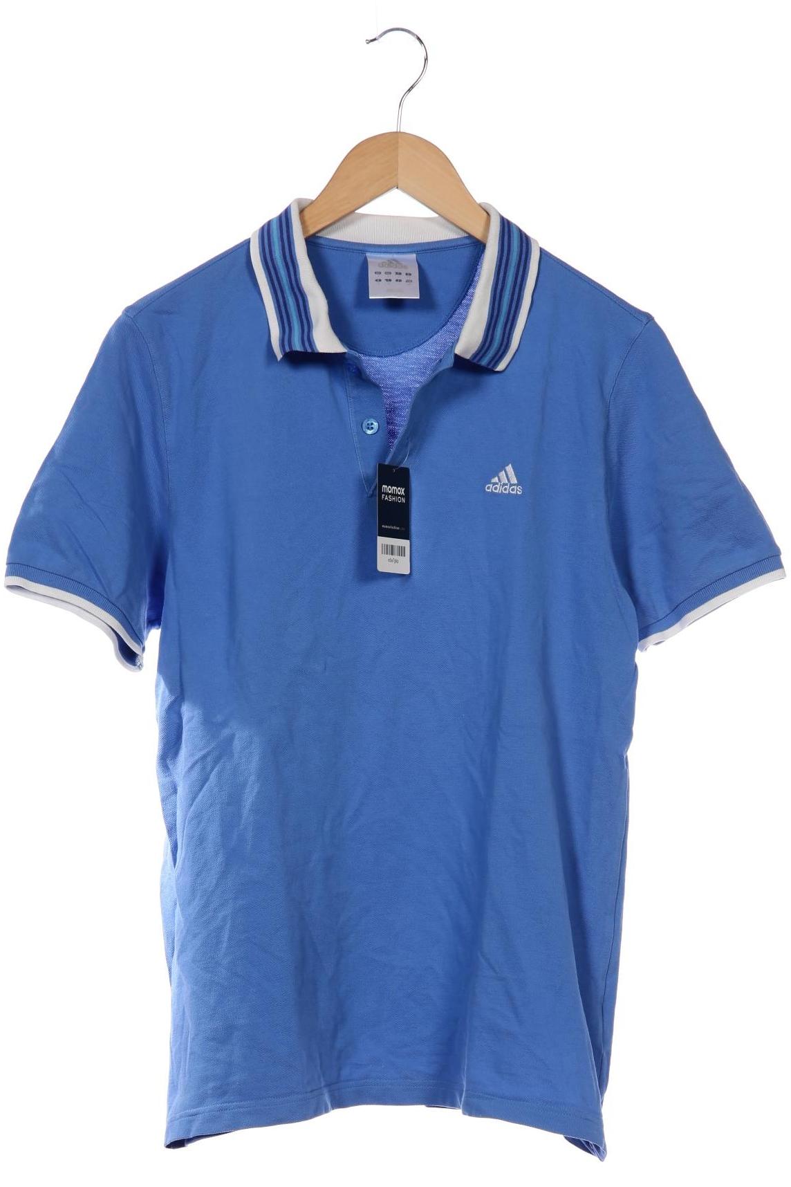 

adidas Herren Poloshirt, blau, Gr. 48