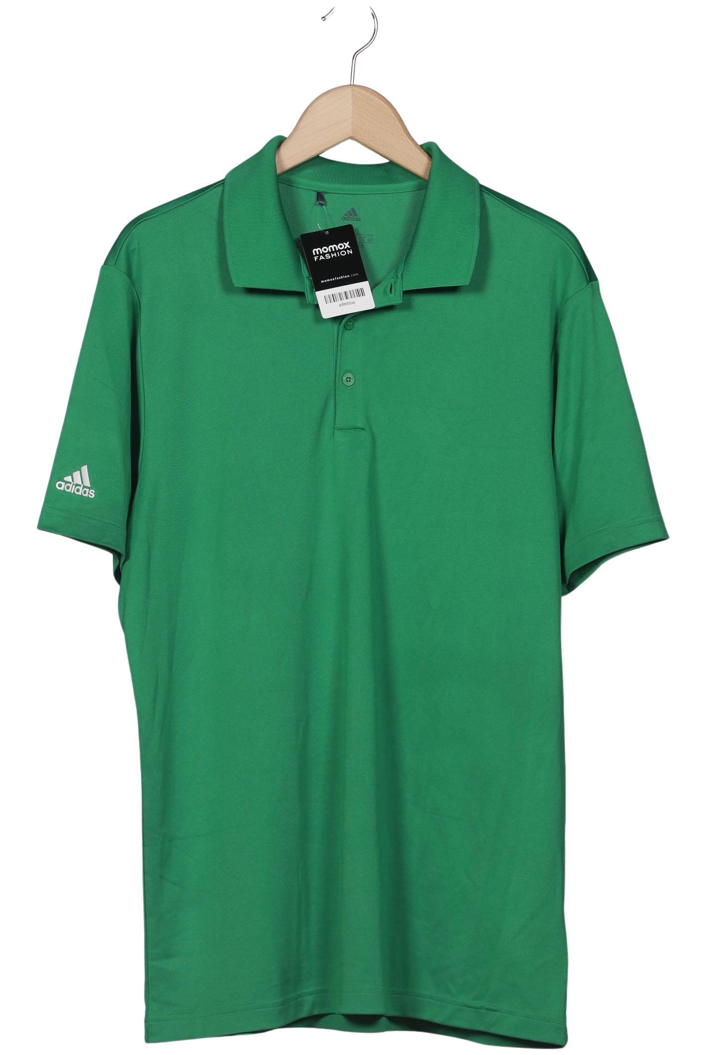 

adidas Herren Poloshirt, grün, Gr. 52