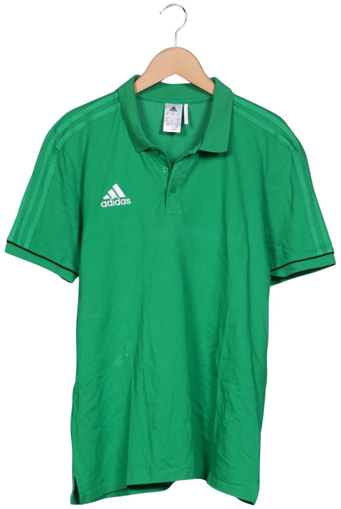 

adidas Herren Poloshirt, grün, Gr. 54