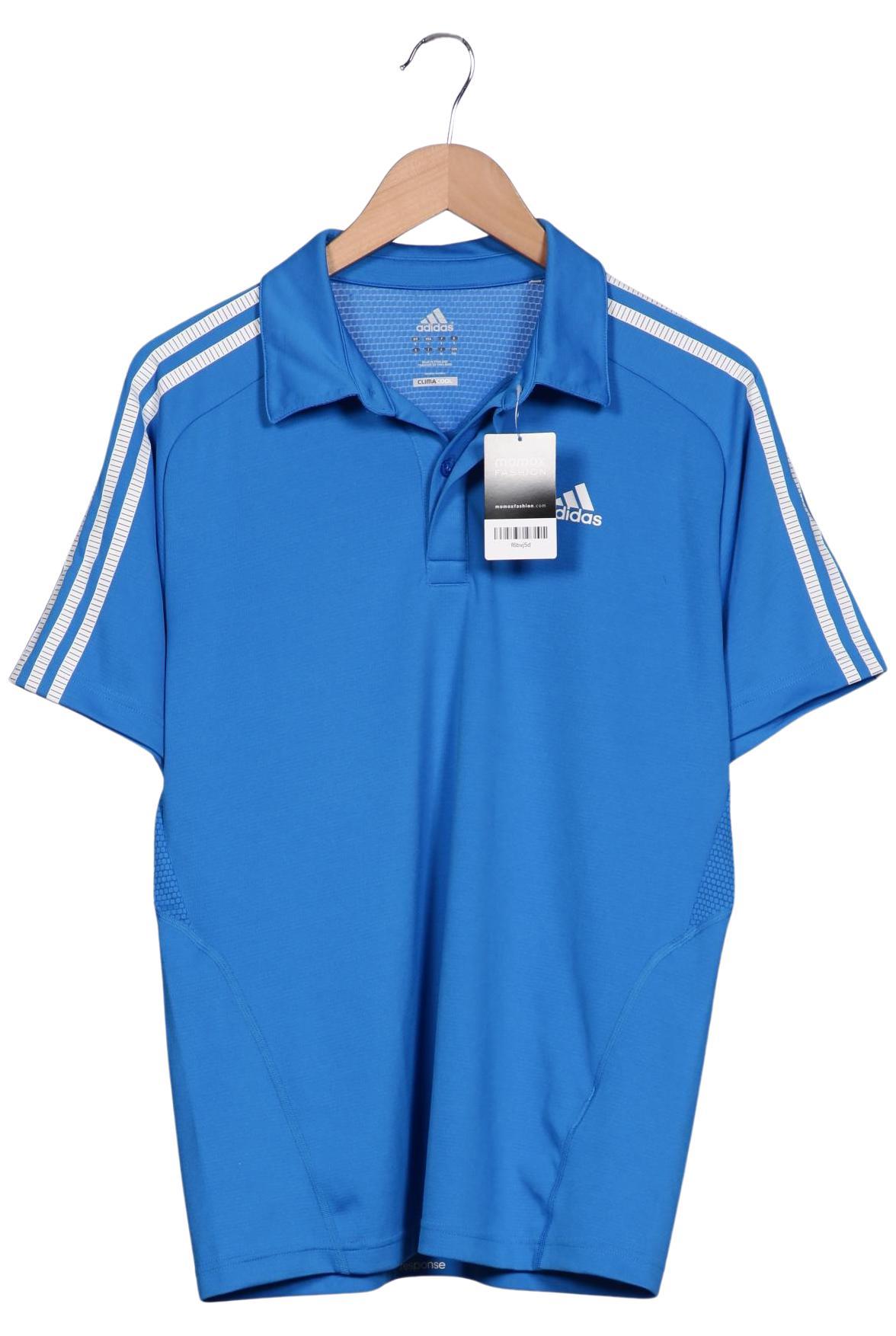 

adidas Herren Poloshirt, blau, Gr. 46