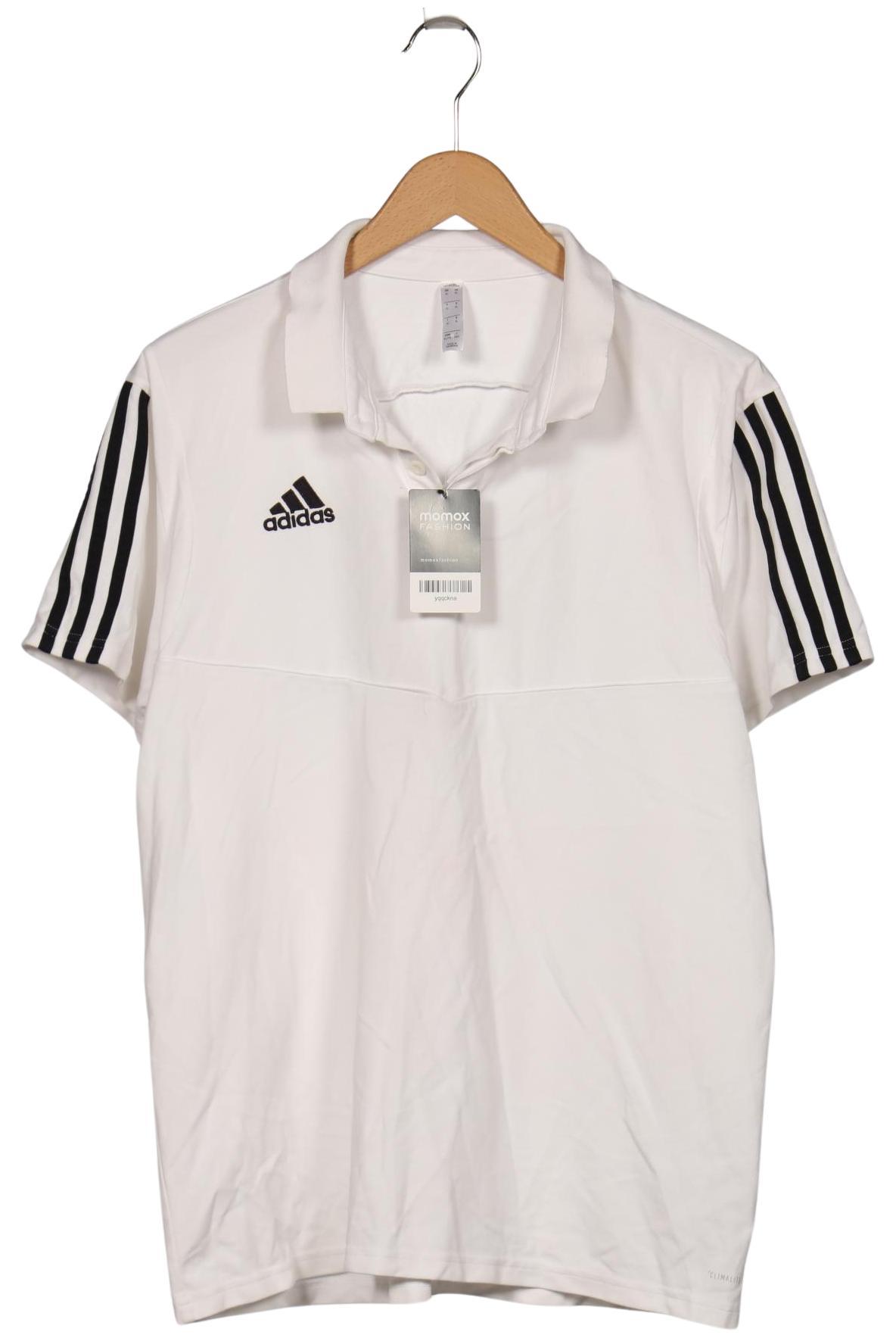 

adidas Herren Poloshirt, weiß, Gr. 54