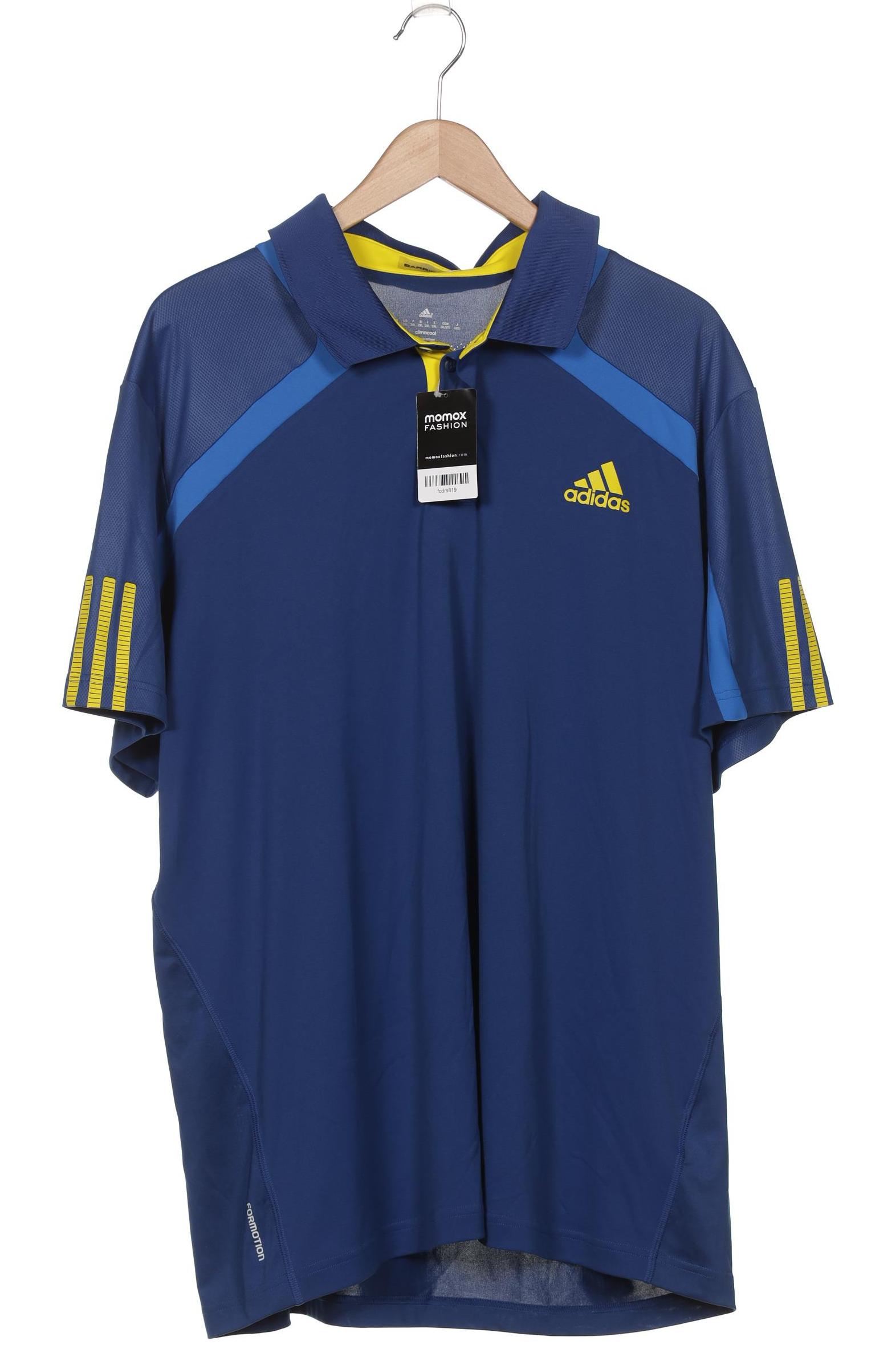 

adidas Herren Poloshirt, blau, Gr. 56