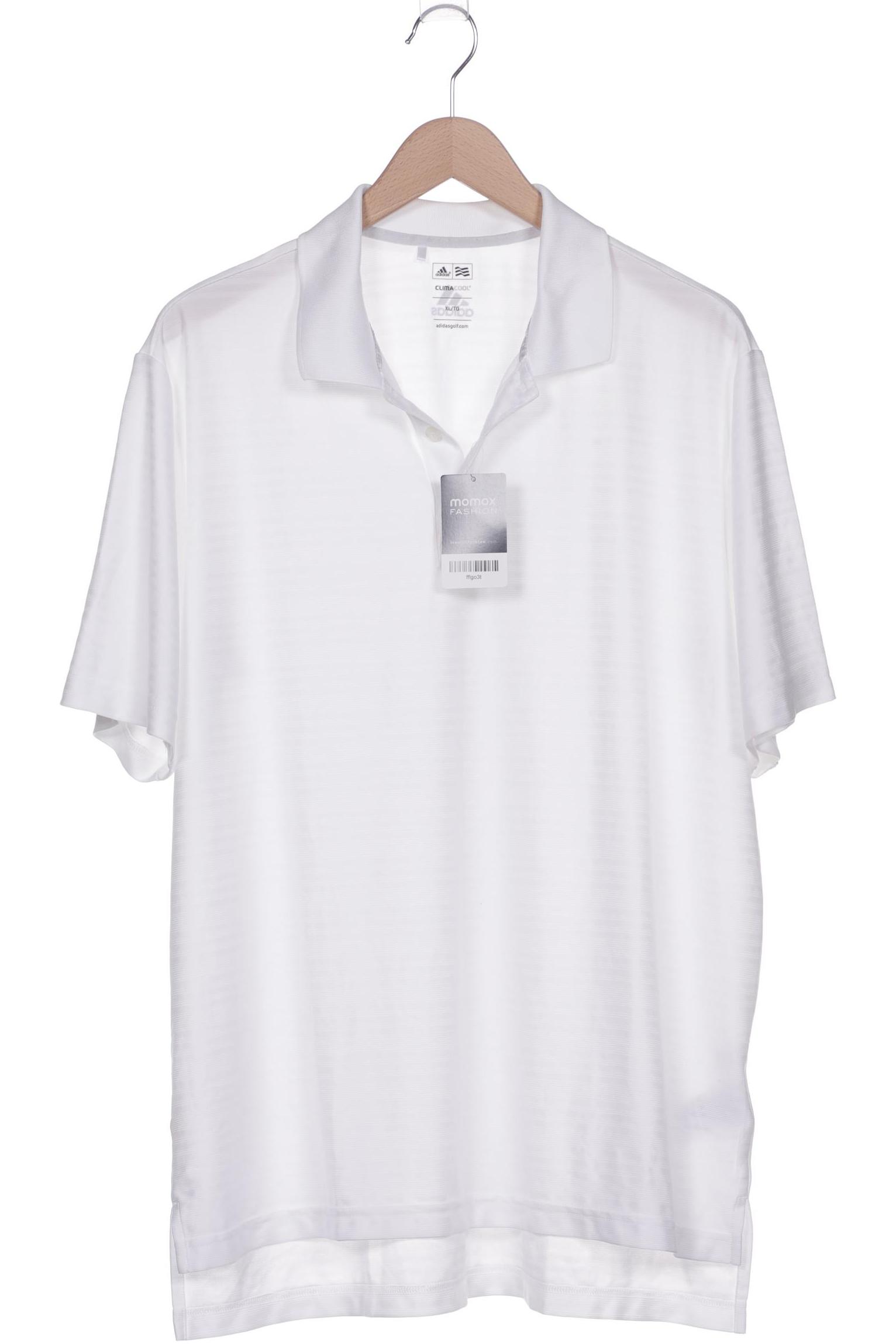 

adidas Herren Poloshirt, weiß, Gr. 54