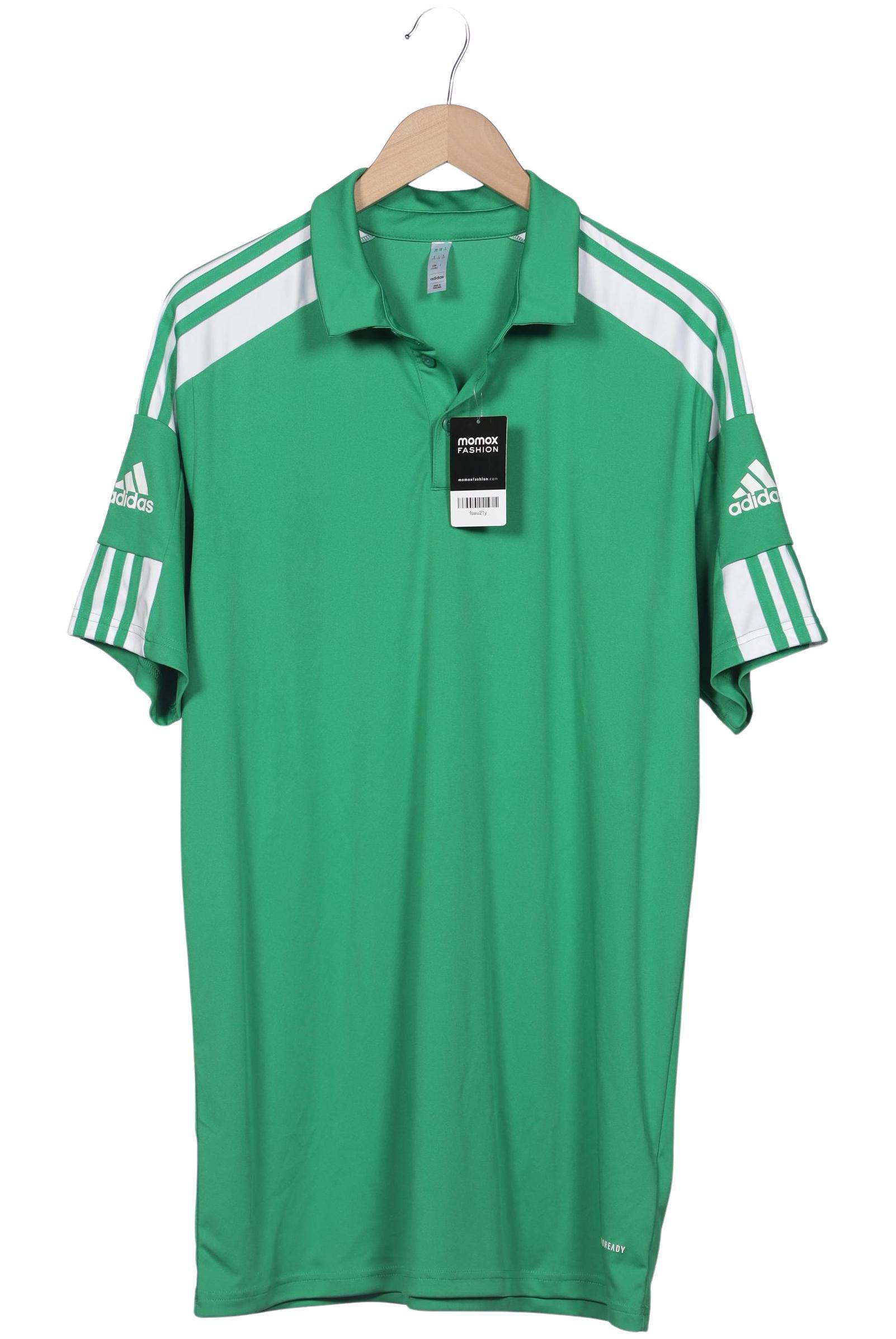 

adidas Herren Poloshirt, grün, Gr. 52