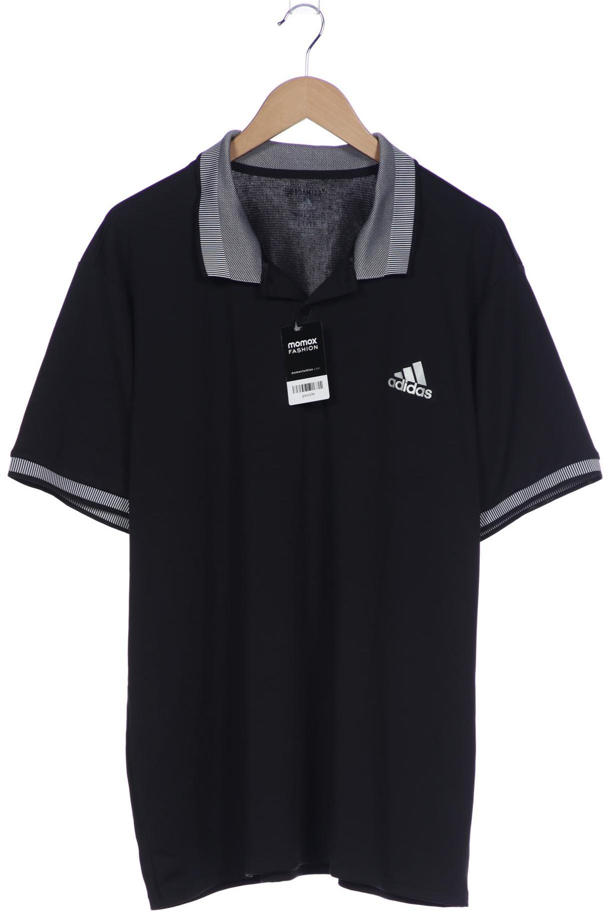 

adidas Herren Poloshirt, schwarz, Gr. 56