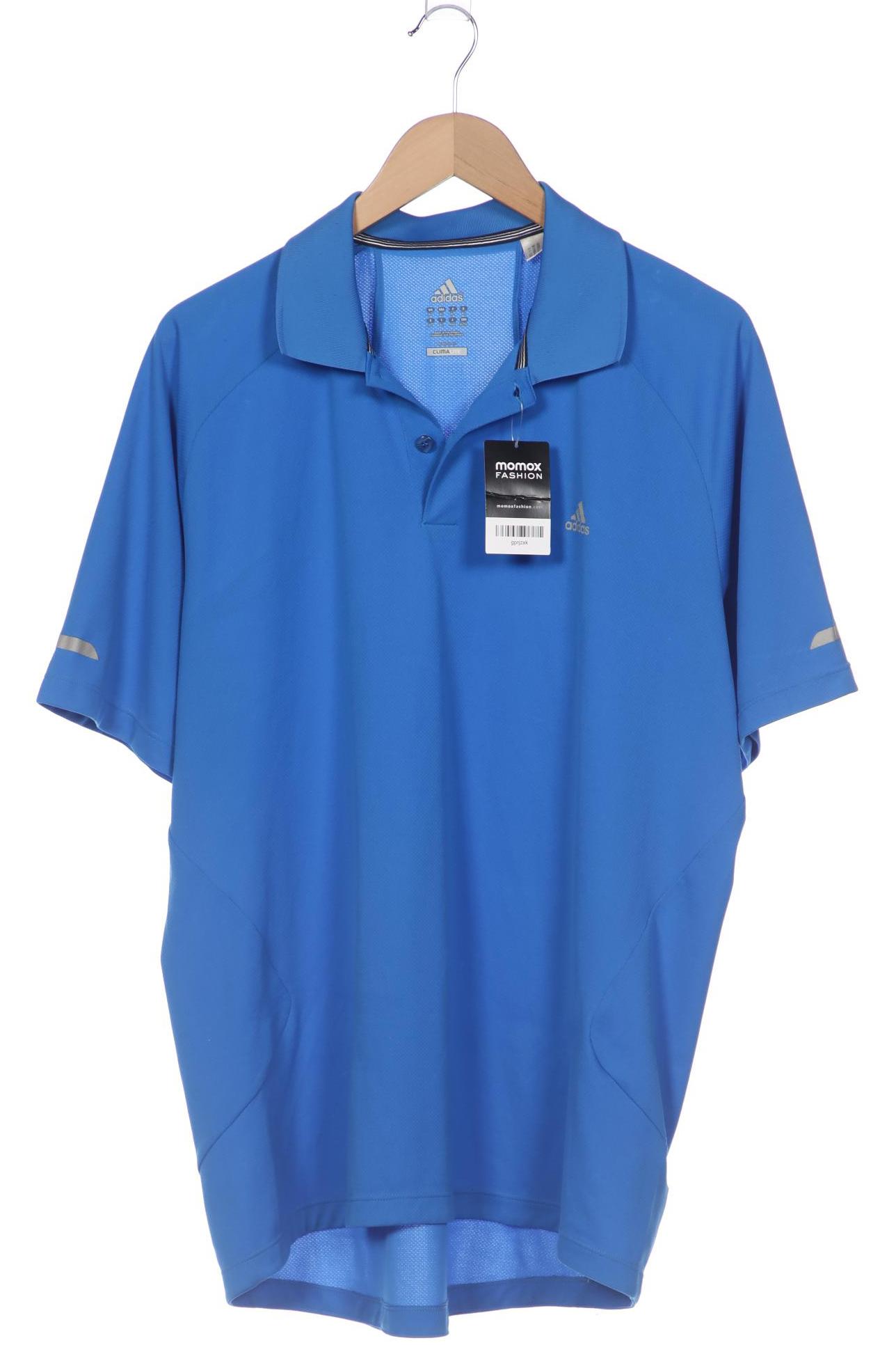 

adidas Herren Poloshirt, blau, Gr. 54