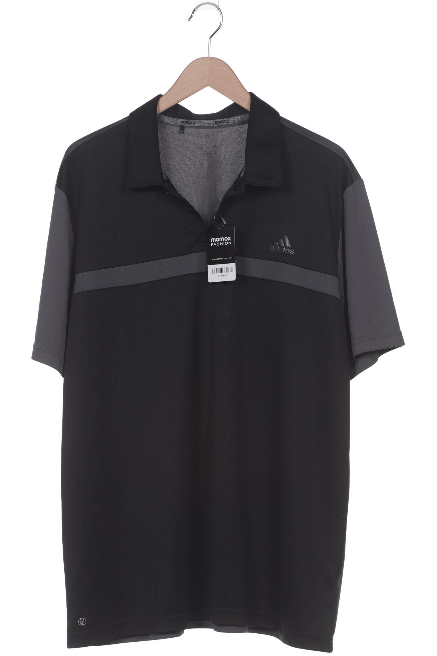 

adidas Herren Poloshirt, schwarz, Gr. 56