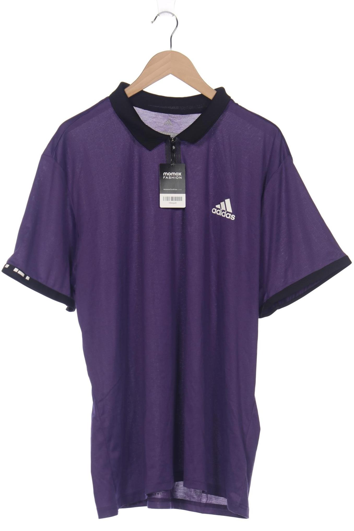 

adidas Herren Poloshirt, flieder, Gr. 56