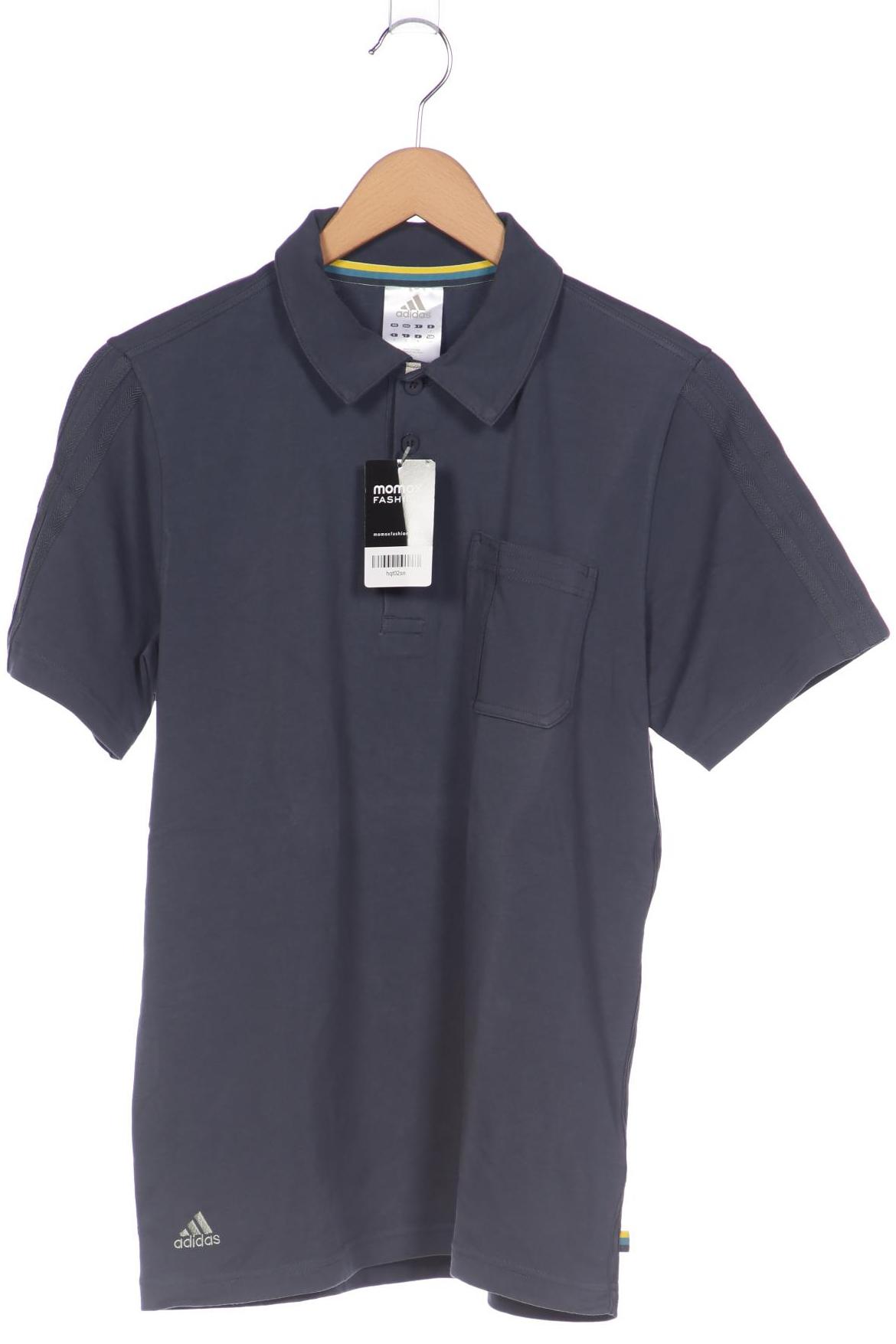 

adidas Herren Poloshirt, grau, Gr. 46