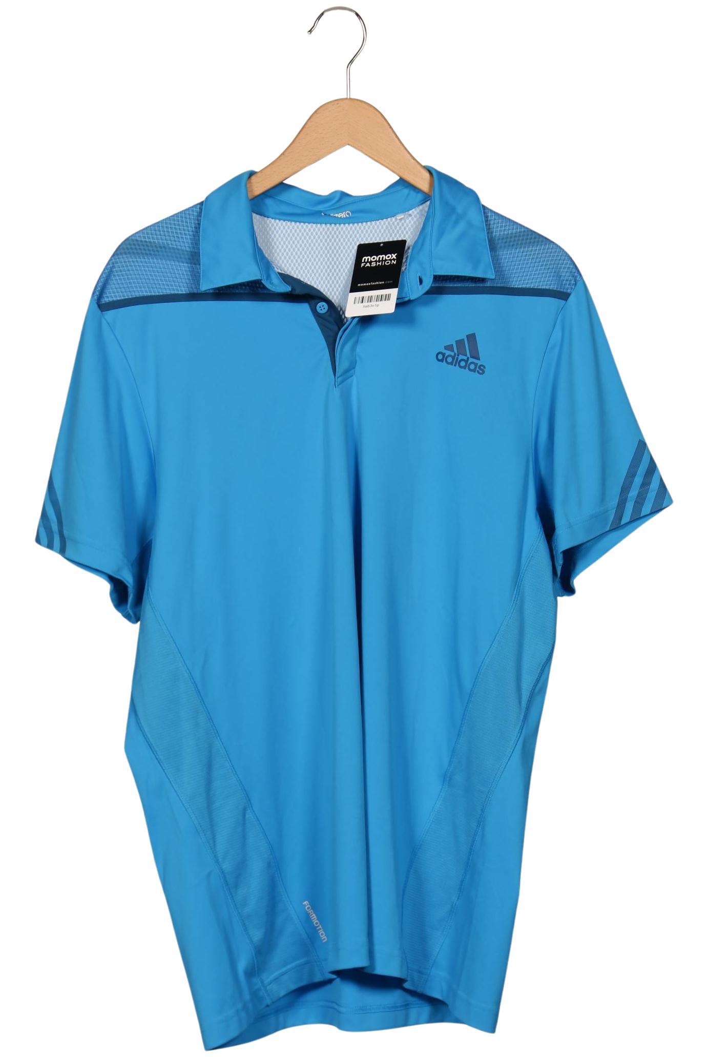 

adidas Herren Poloshirt, blau, Gr. 58