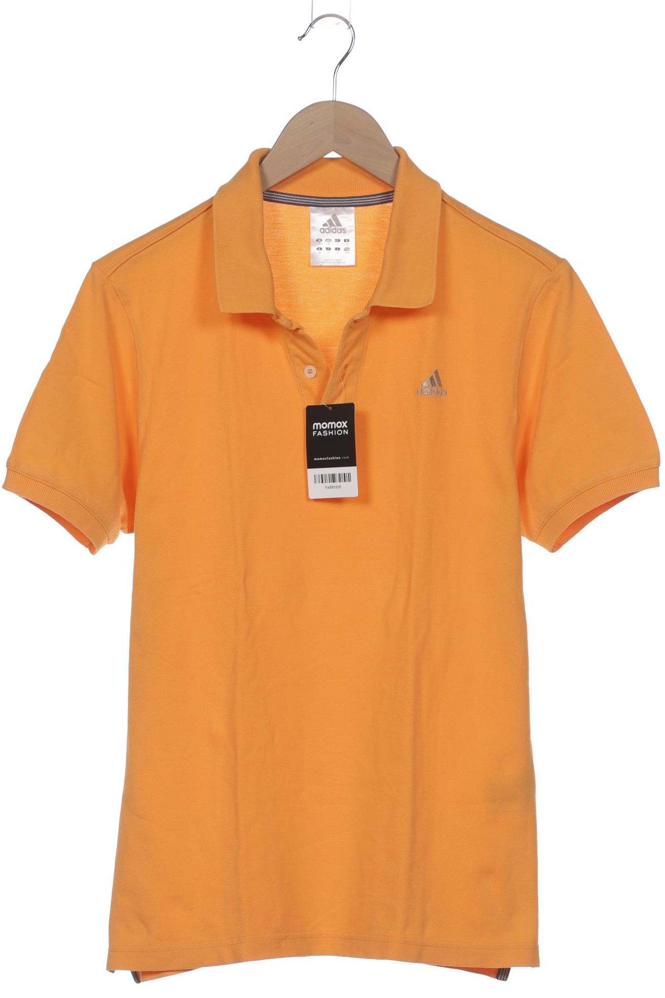 

adidas Herren Poloshirt, orange, Gr. 48