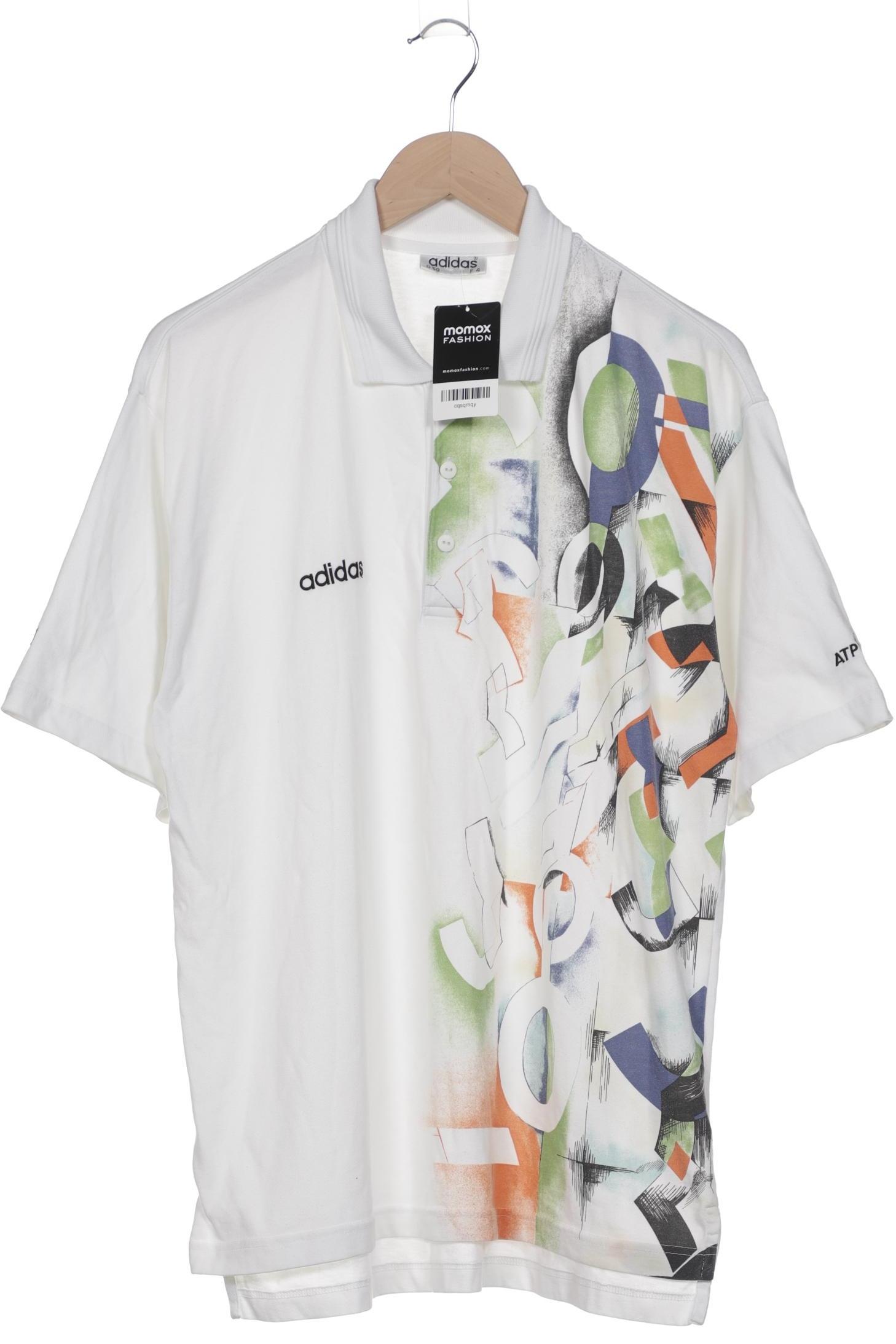 

adidas Herren Poloshirt, weiß, Gr. 50