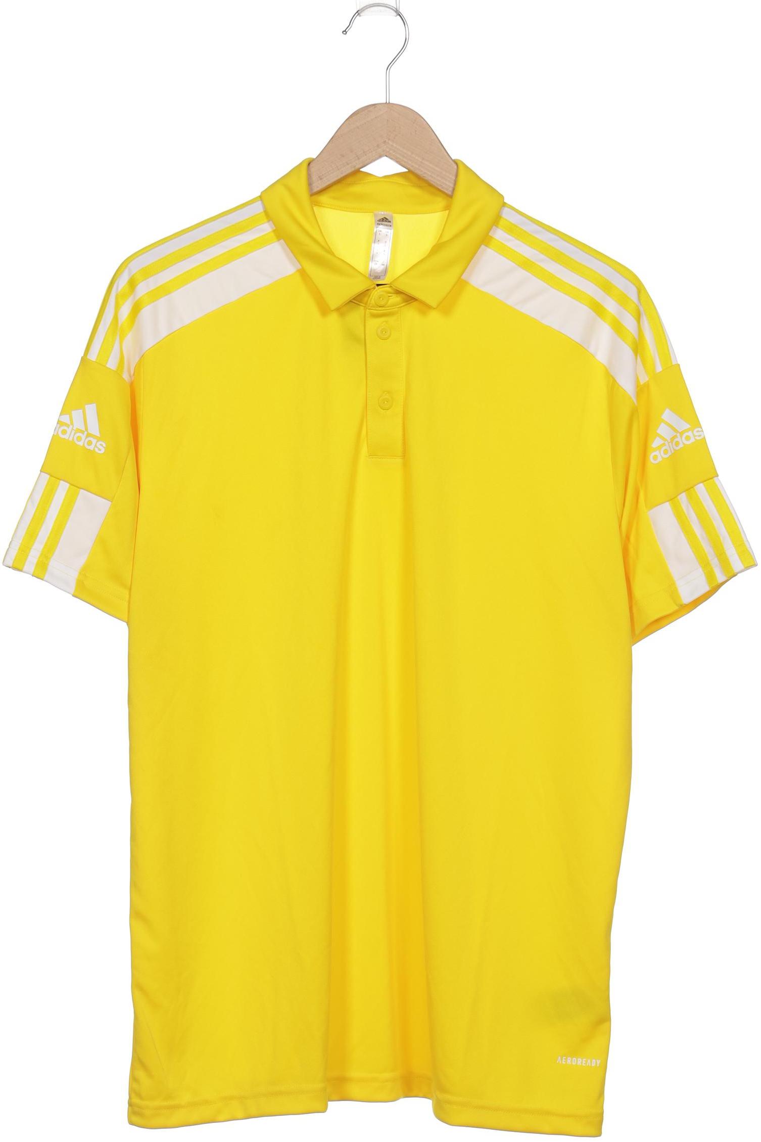 

adidas Herren Poloshirt, gelb, Gr. 52