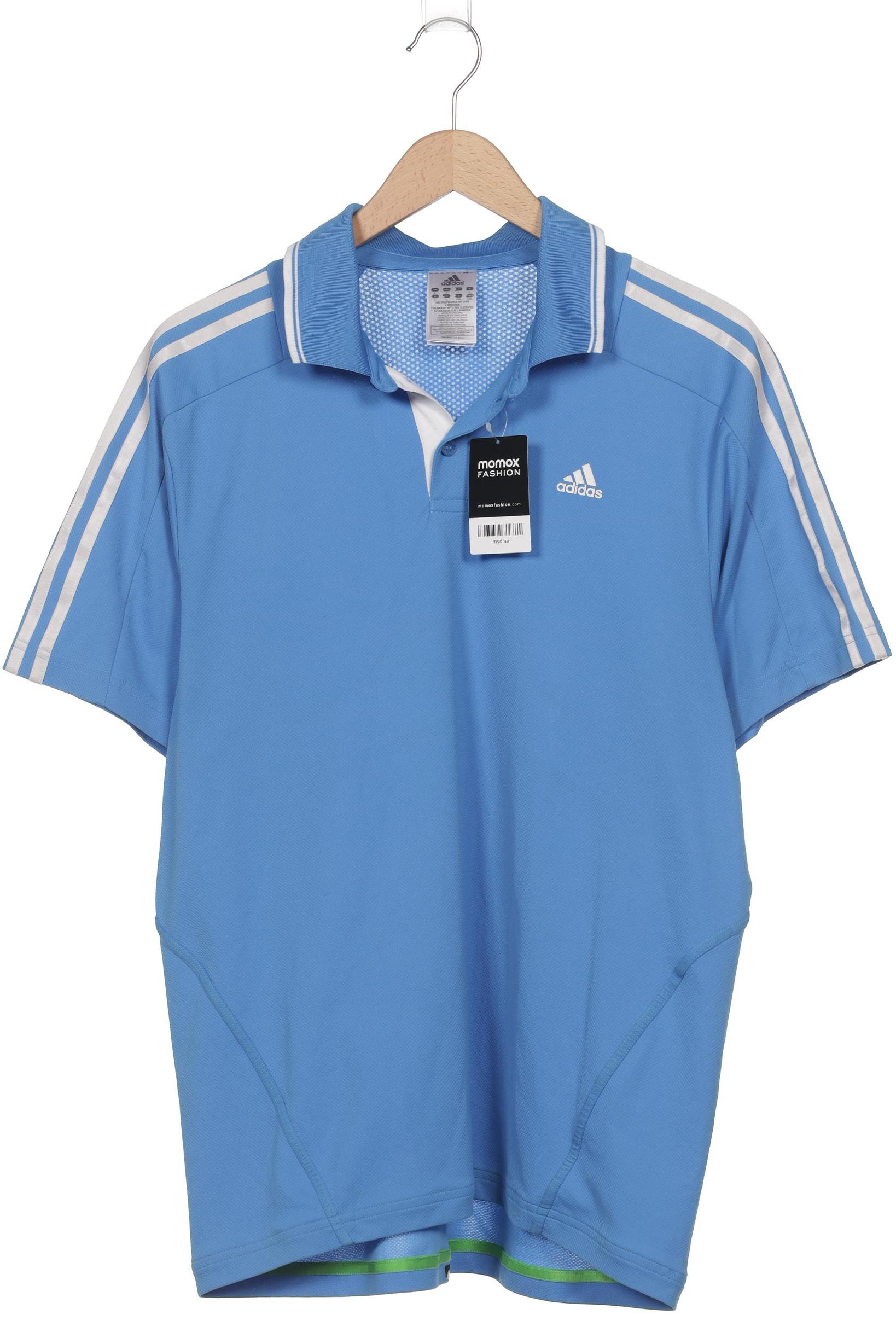 

adidas Herren Poloshirt, blau, Gr. 52