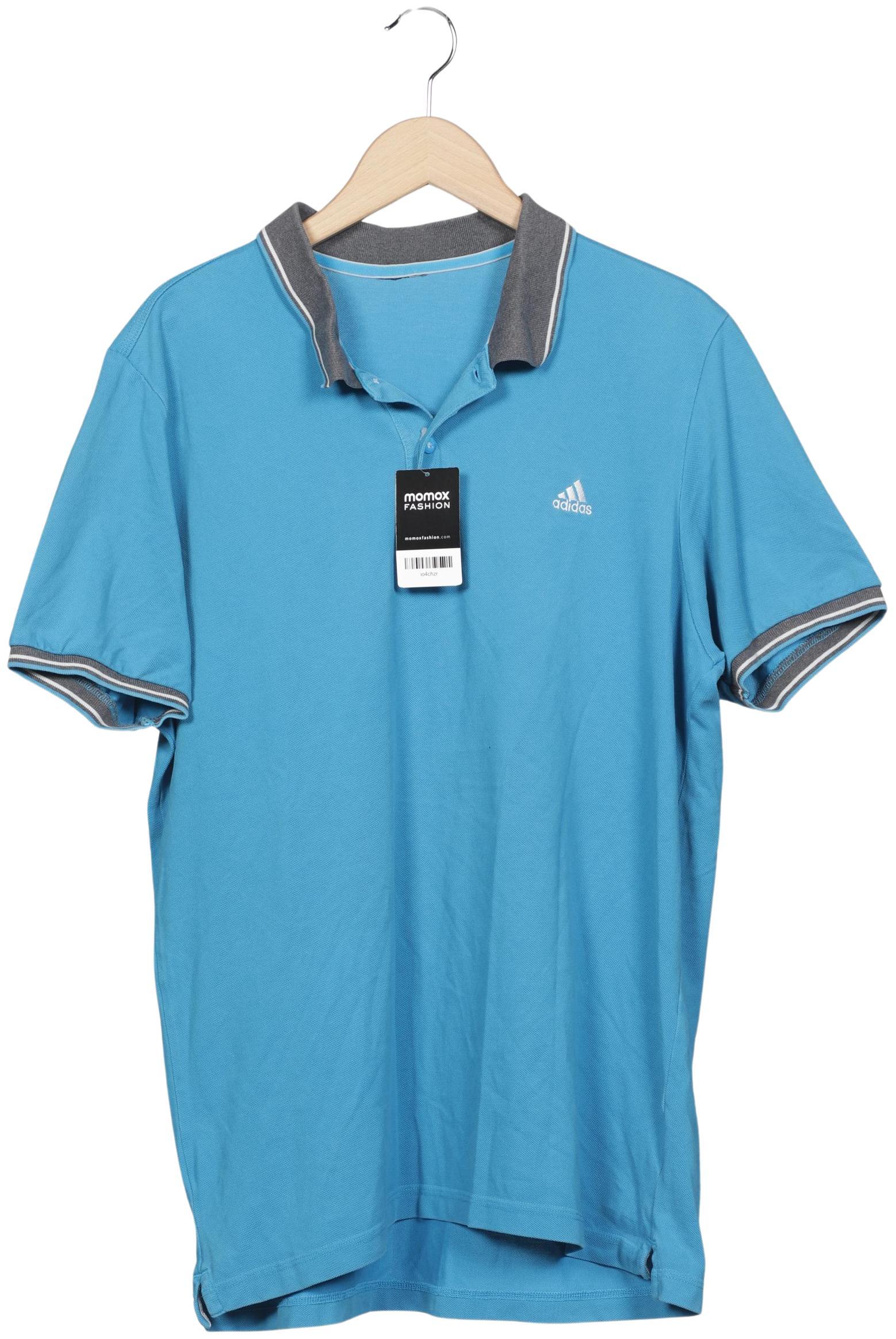 

adidas Herren Poloshirt, hellblau, Gr. 58