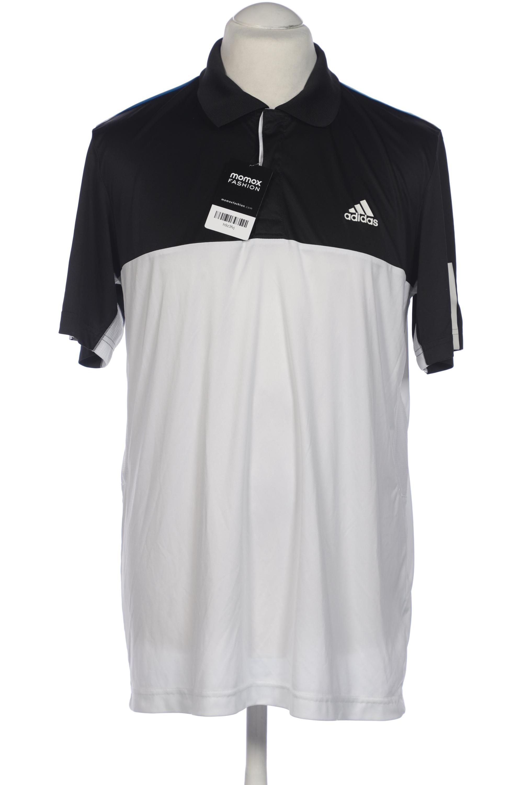 

adidas Herren Poloshirt, weiß, Gr. 52