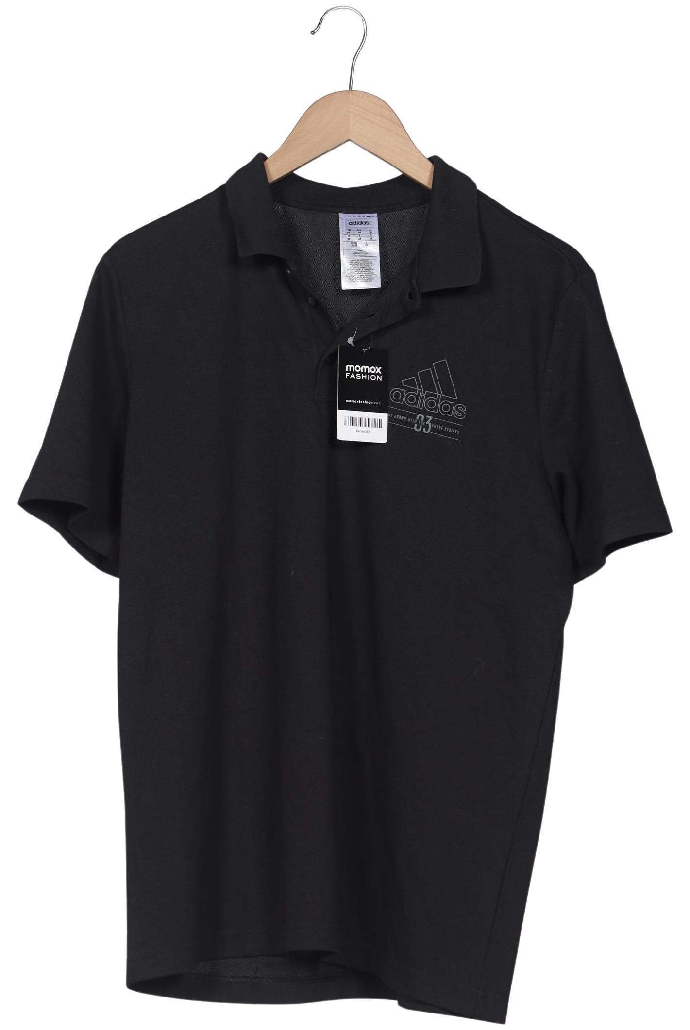 

adidas Herren Poloshirt, schwarz, Gr. 48