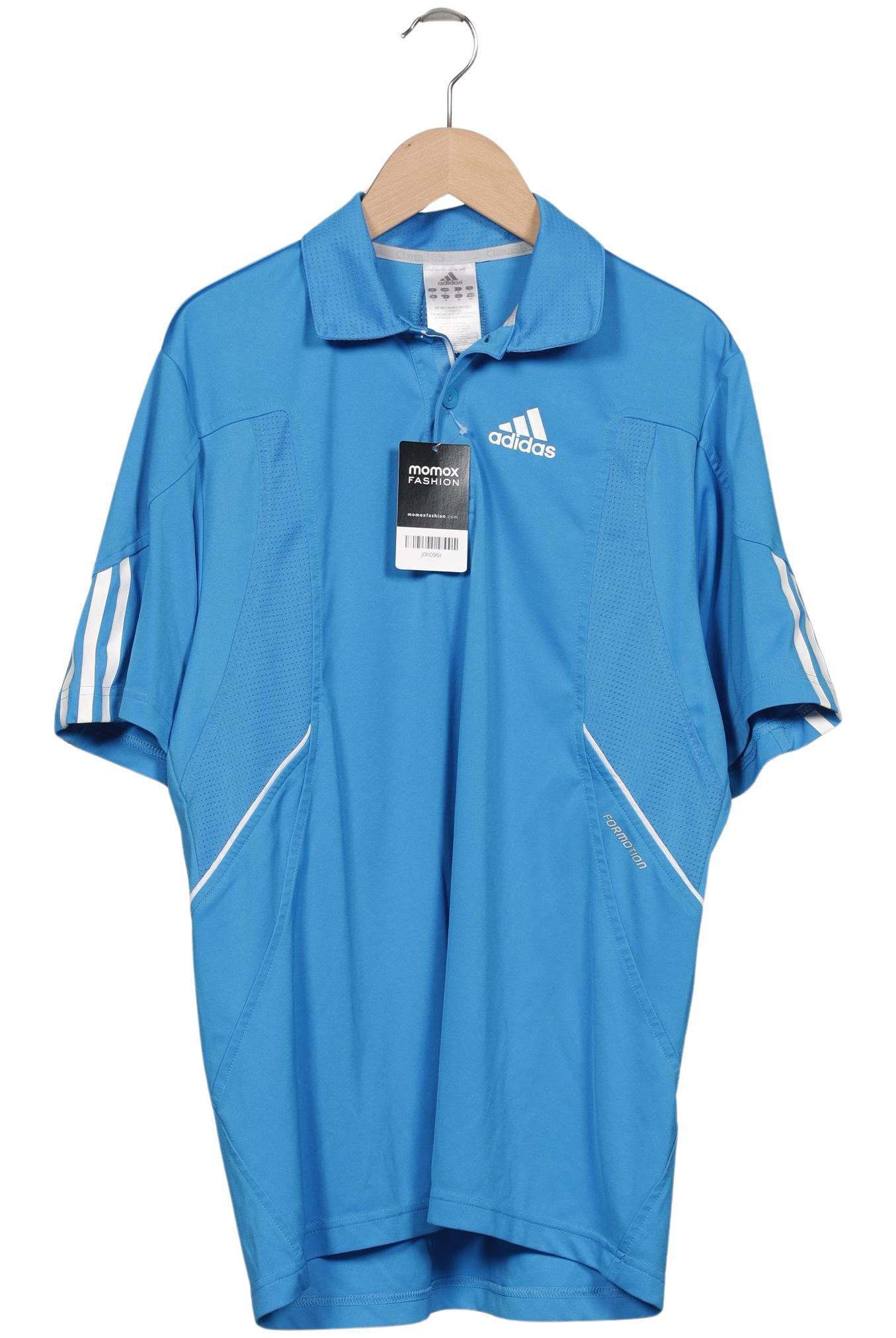 

adidas Herren Poloshirt, blau, Gr. 46