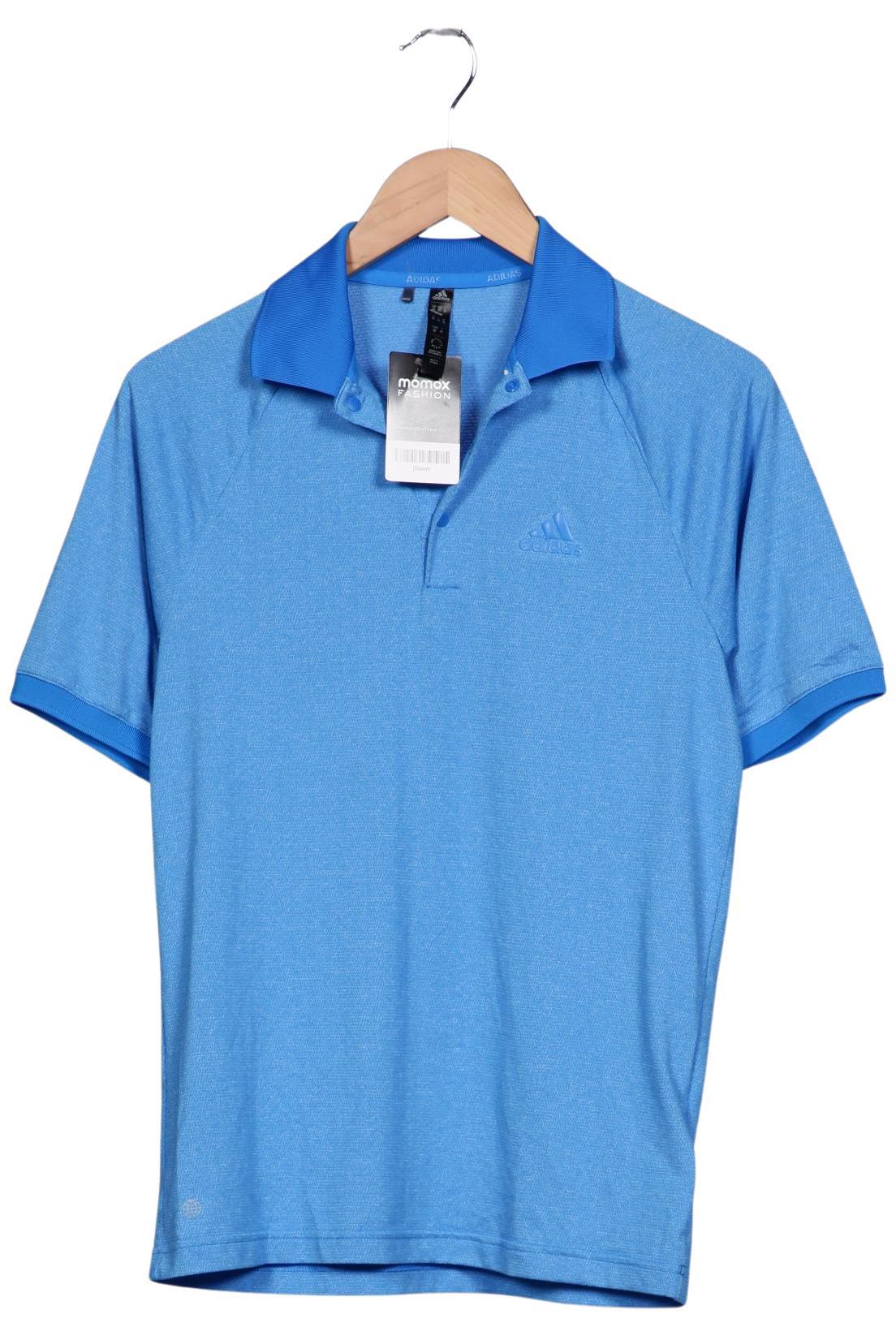 

adidas Herren Poloshirt, blau, Gr. 44