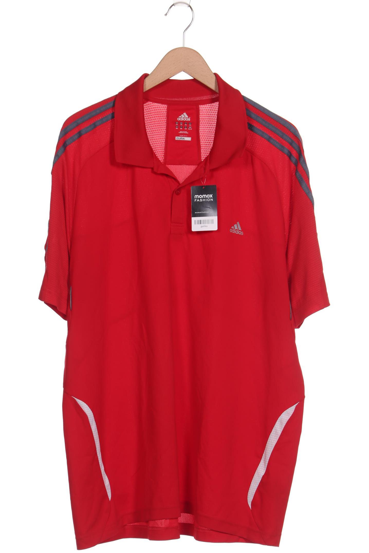 

adidas Herren Poloshirt, rot, Gr. 56