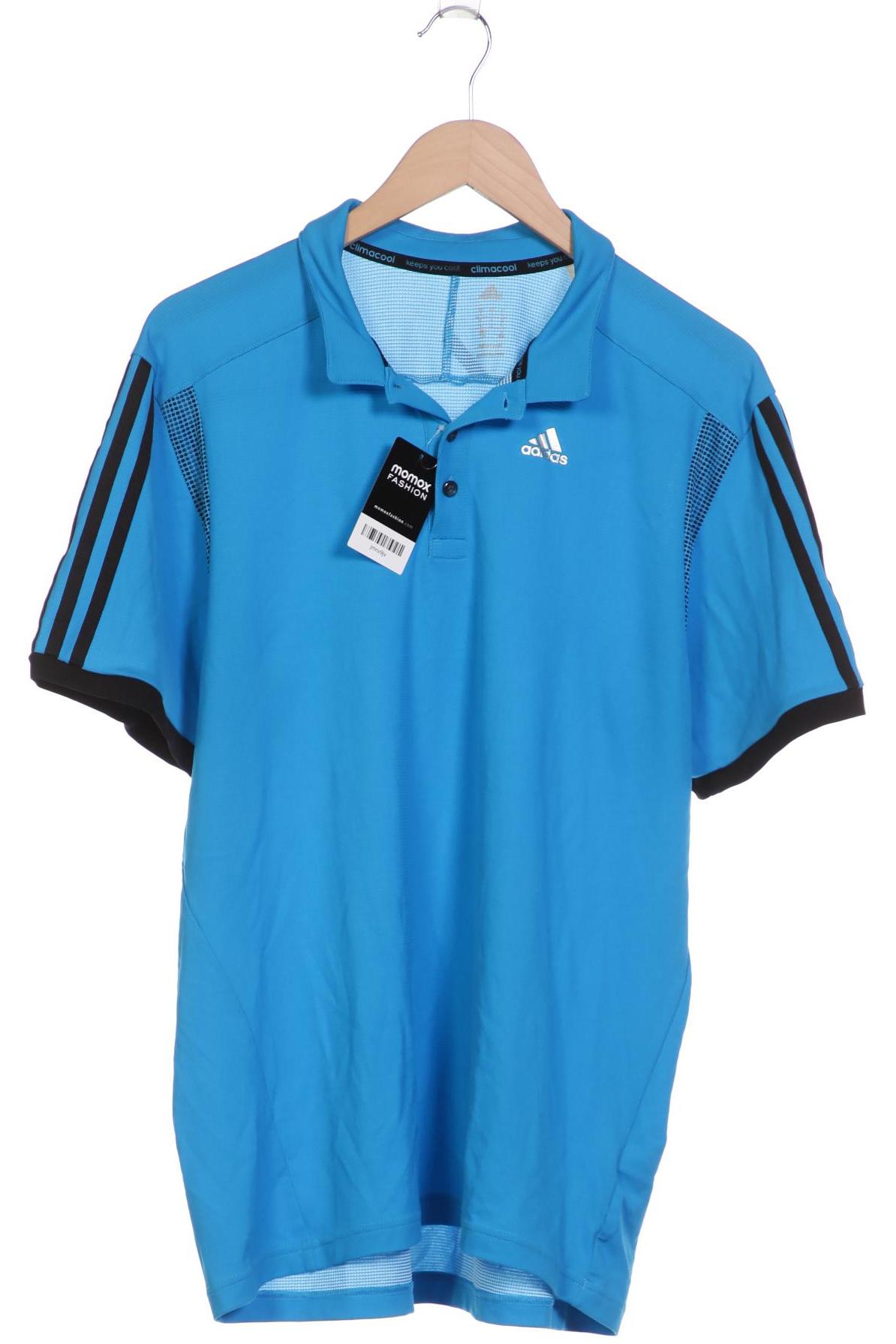 

adidas Herren Poloshirt, blau, Gr. 52