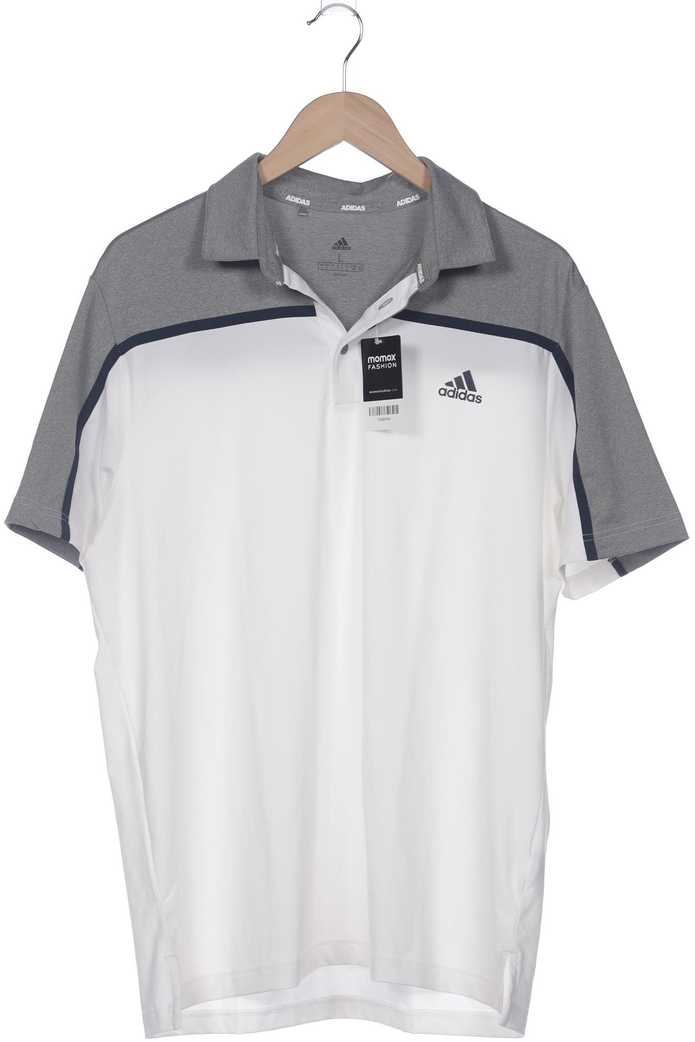 

adidas Herren Poloshirt, cremeweiß, Gr. 52