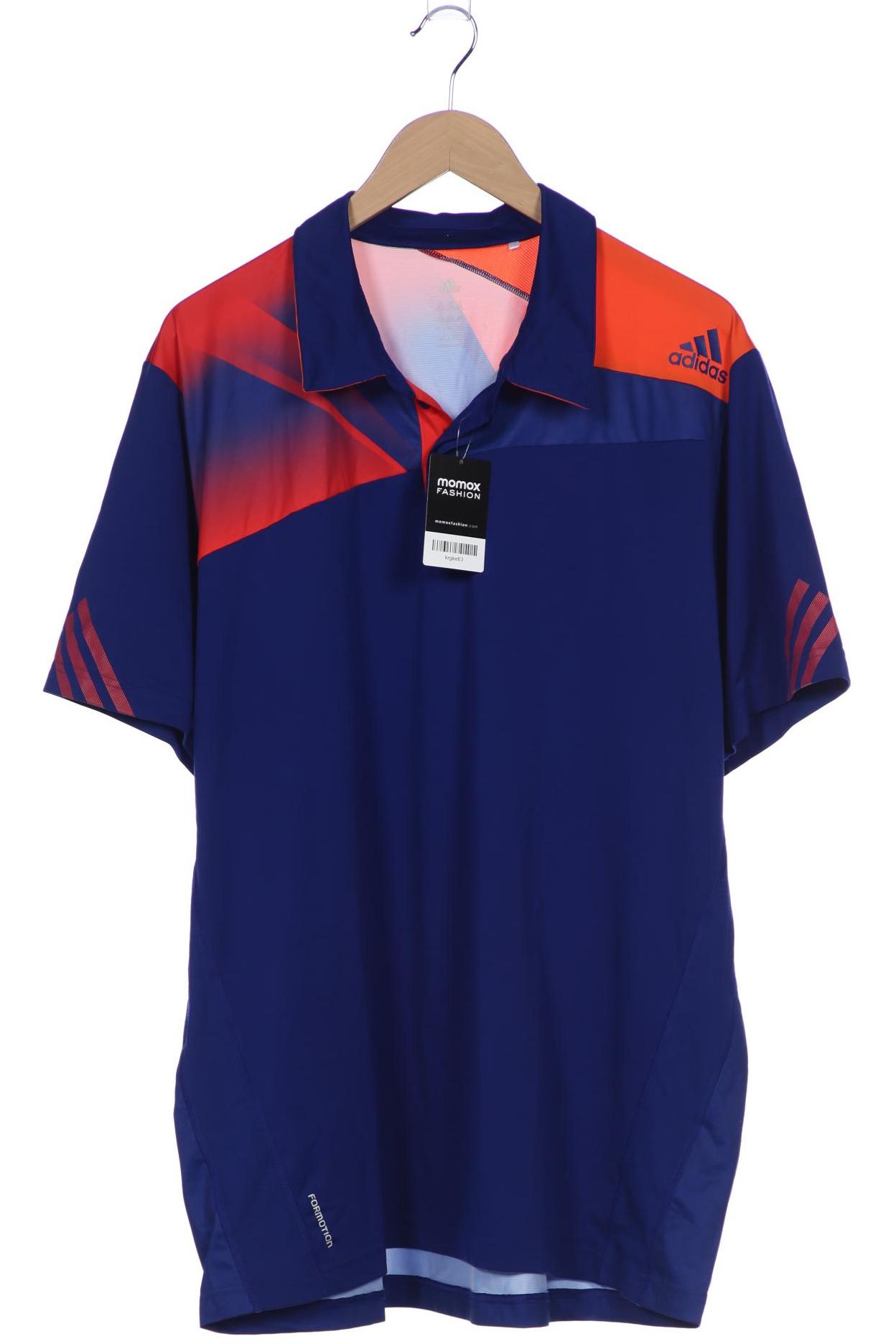 

adidas Herren Poloshirt, blau, Gr. 56