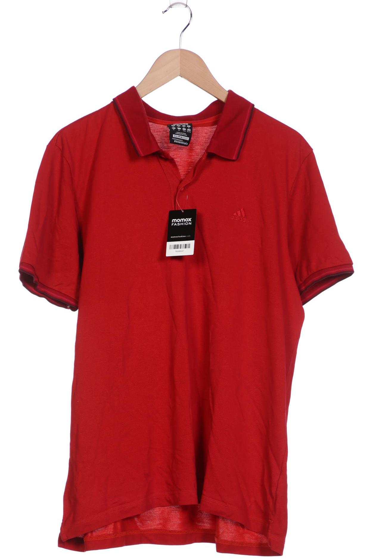 

adidas Herren Poloshirt, rot, Gr. 54