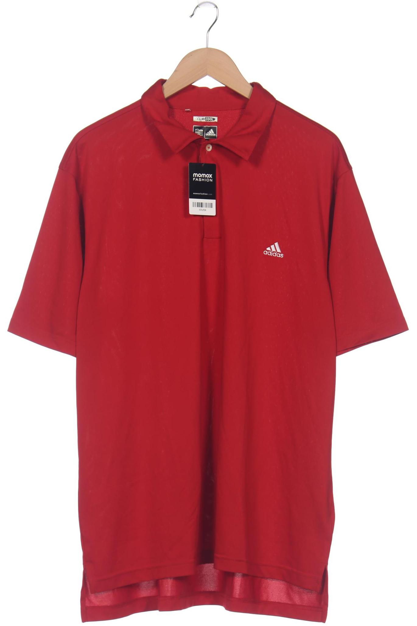 

adidas Herren Poloshirt, rot, Gr. 56