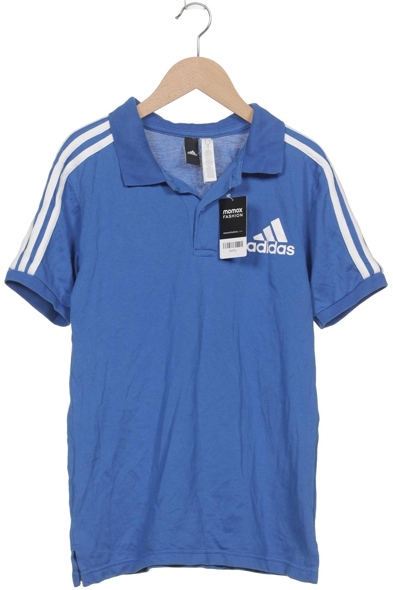 

adidas Herren Poloshirt, blau, Gr. 46