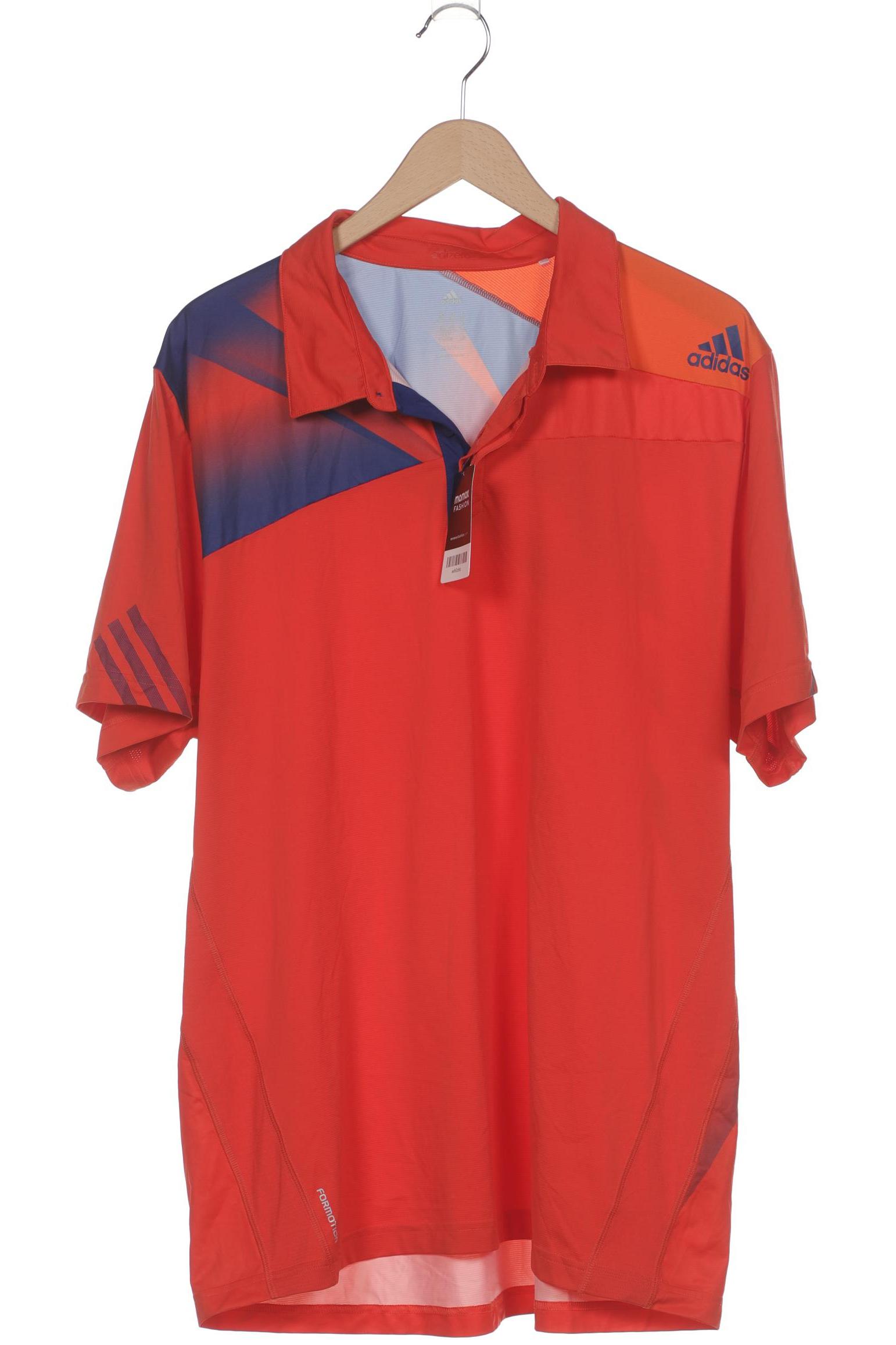

adidas Herren Poloshirt, rot, Gr. 56