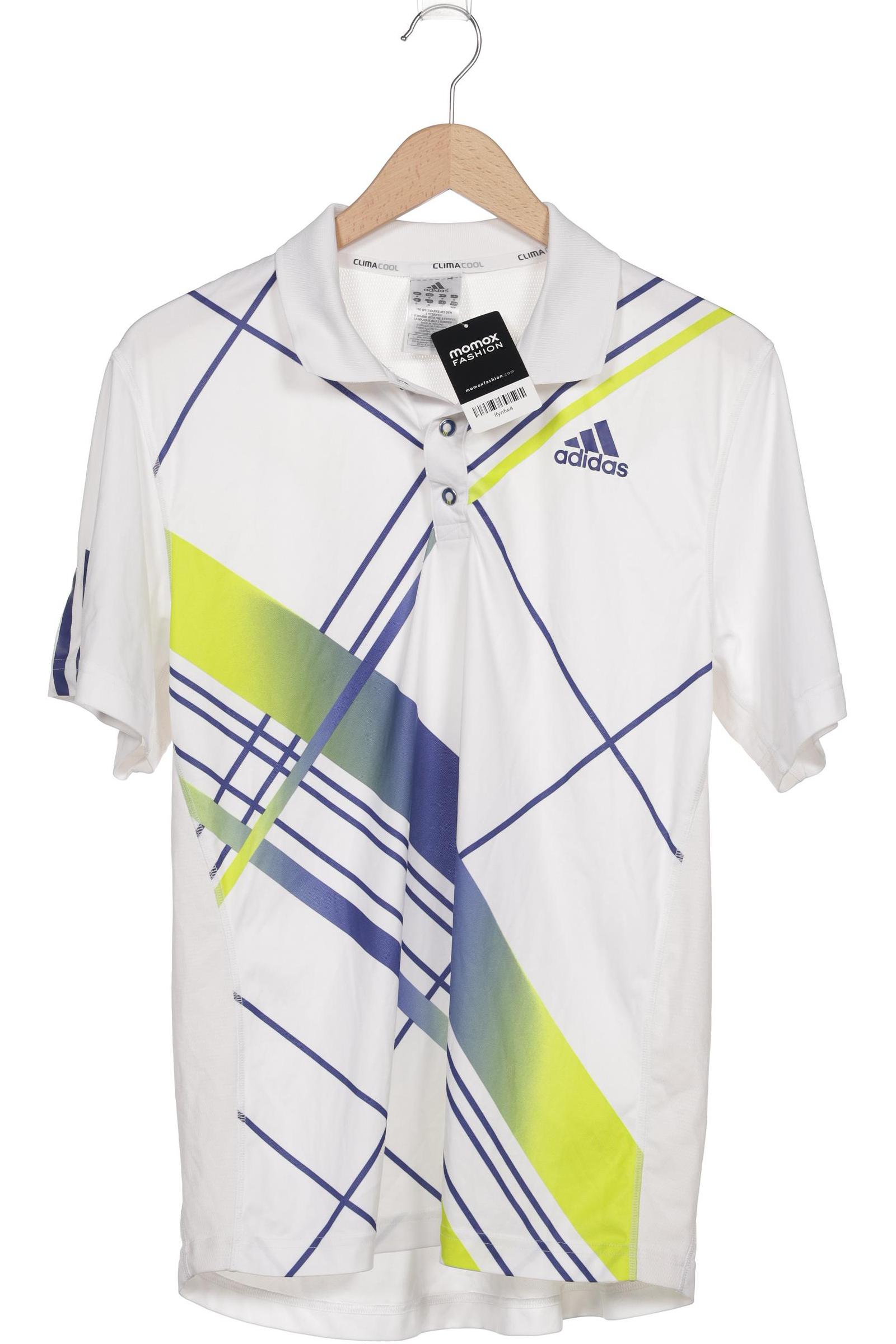 

adidas Herren Poloshirt, weiß, Gr. 48