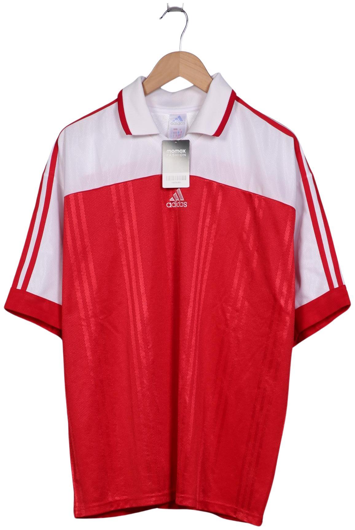 

adidas Herren Poloshirt, rot, Gr. 54