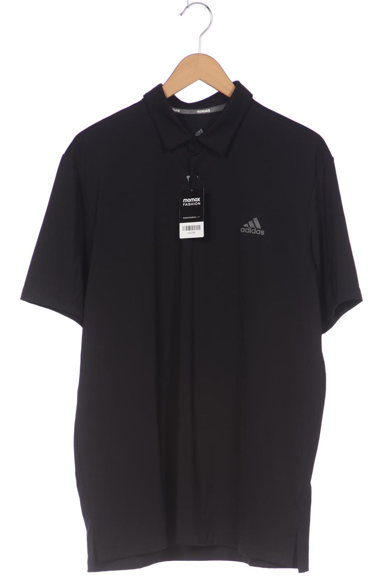 

adidas Herren Poloshirt, schwarz, Gr. 52