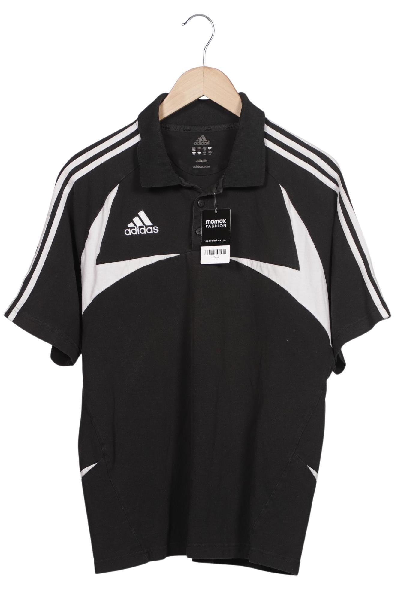 

adidas Herren Poloshirt, schwarz, Gr. 44