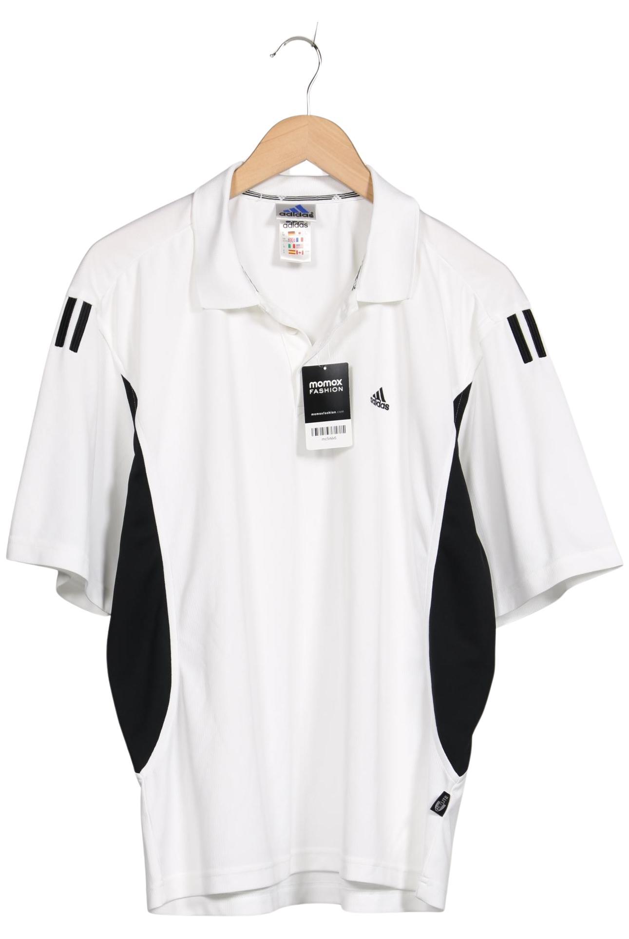 

adidas Herren Poloshirt, weiß, Gr. 52