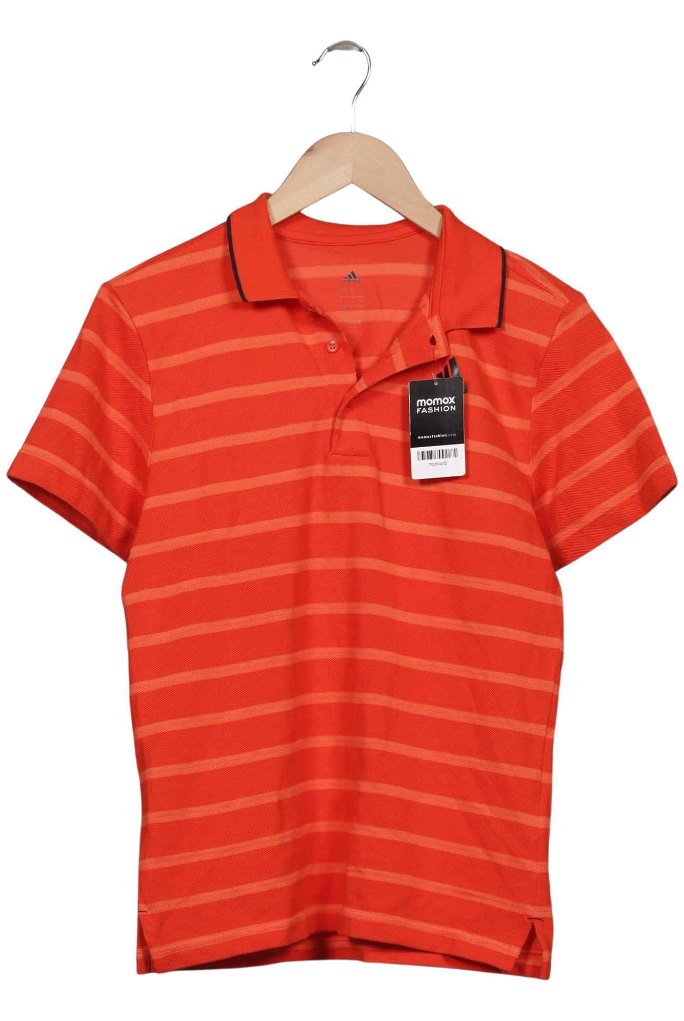 

adidas Herren Poloshirt, orange, Gr. 46
