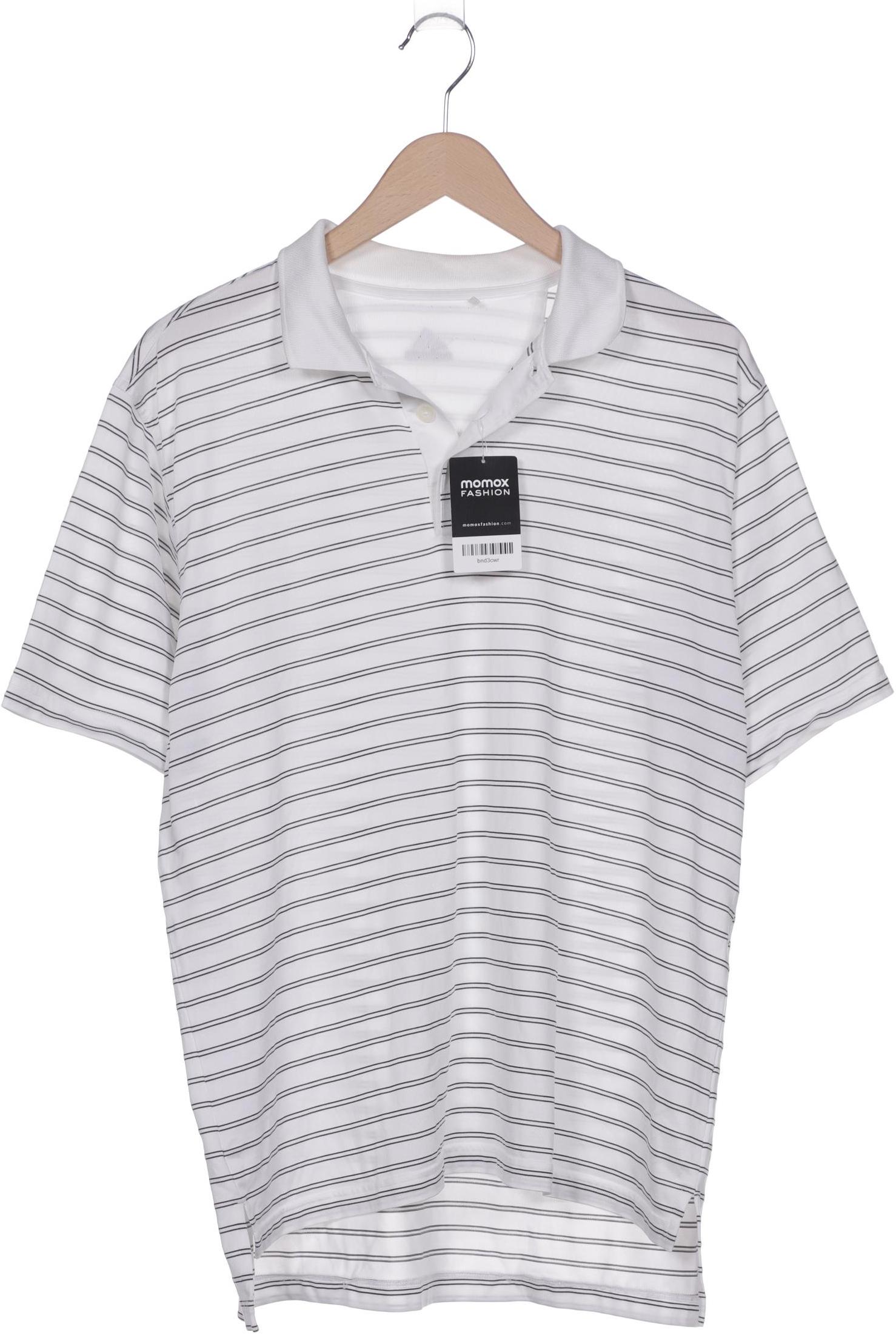 

adidas Herren Poloshirt, weiß, Gr. 58