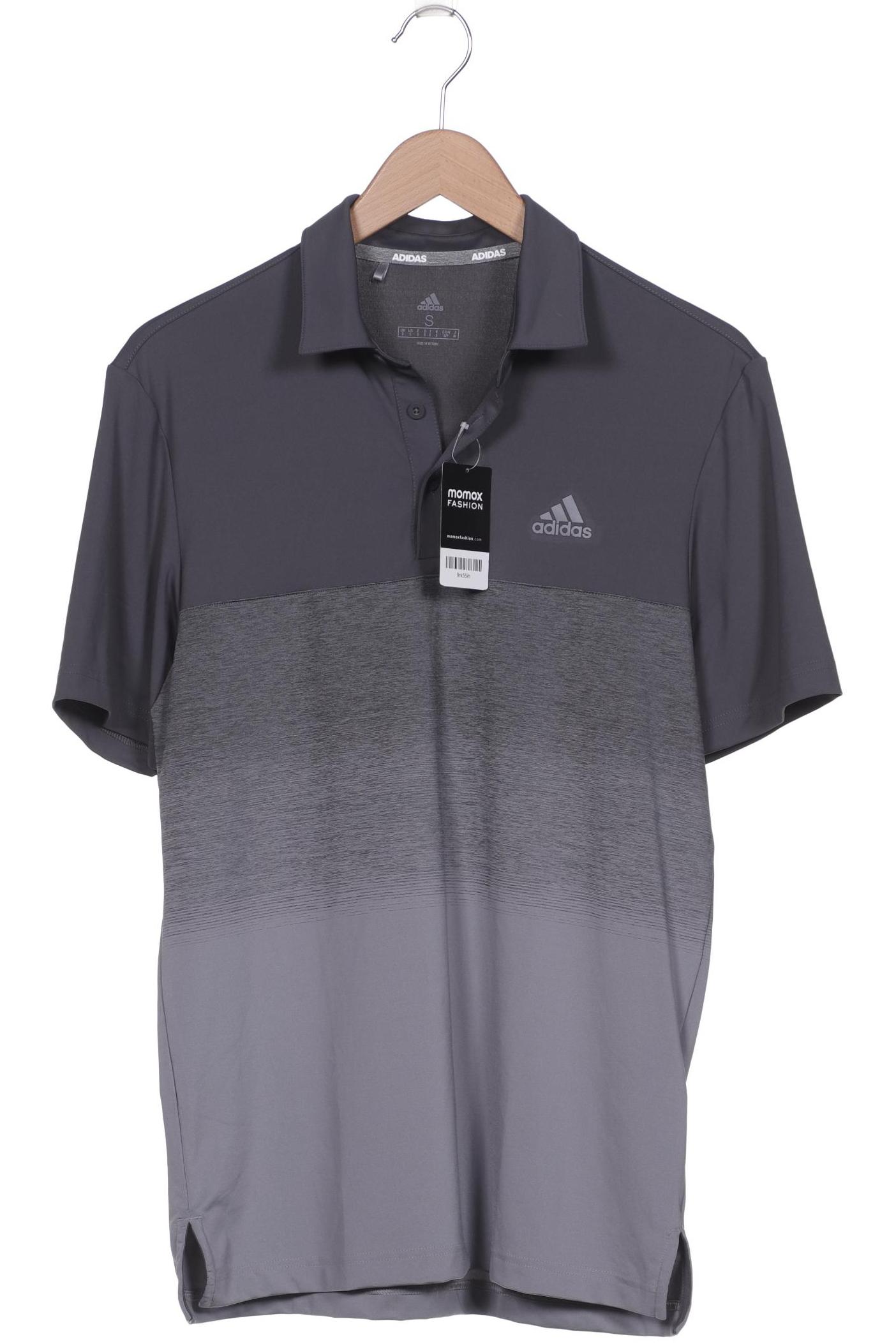 

adidas Herren Poloshirt, grau, Gr. 46