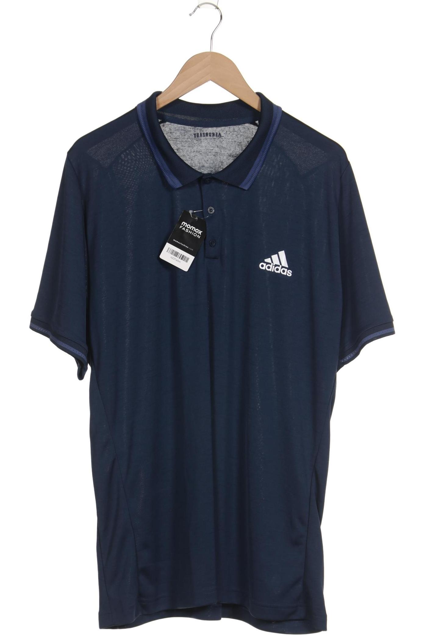 

adidas Herren Poloshirt, marineblau, Gr. 56