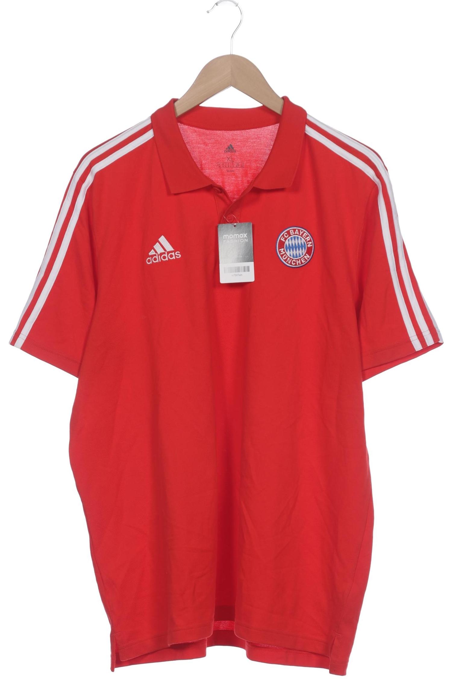 

adidas Herren Poloshirt, rot, Gr. 54