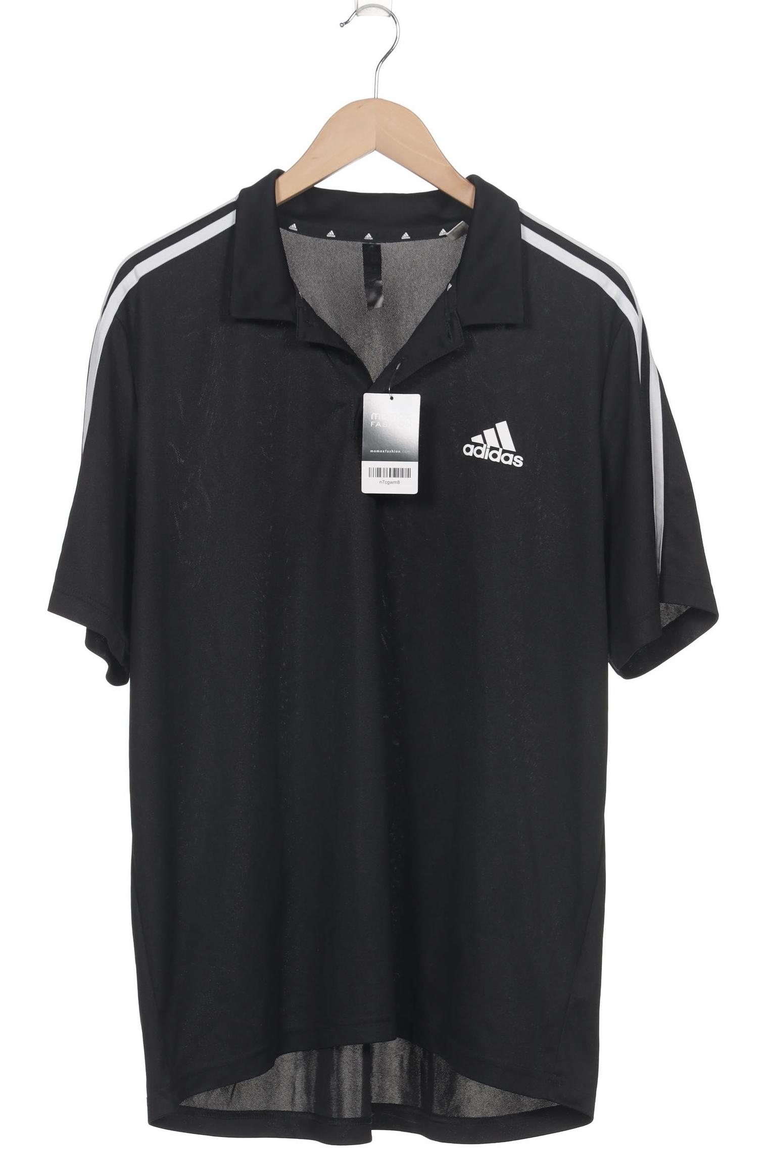 

adidas Herren Poloshirt, schwarz, Gr. 54