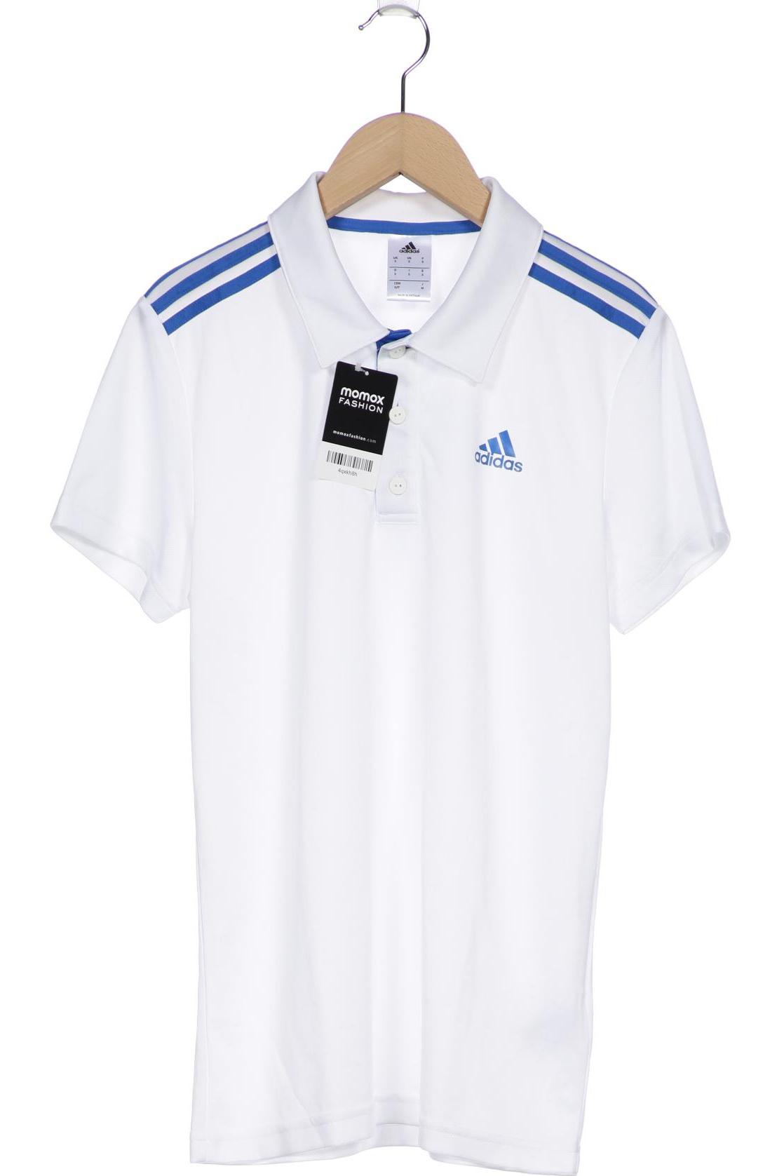 

adidas Herren Poloshirt, weiß, Gr. 46