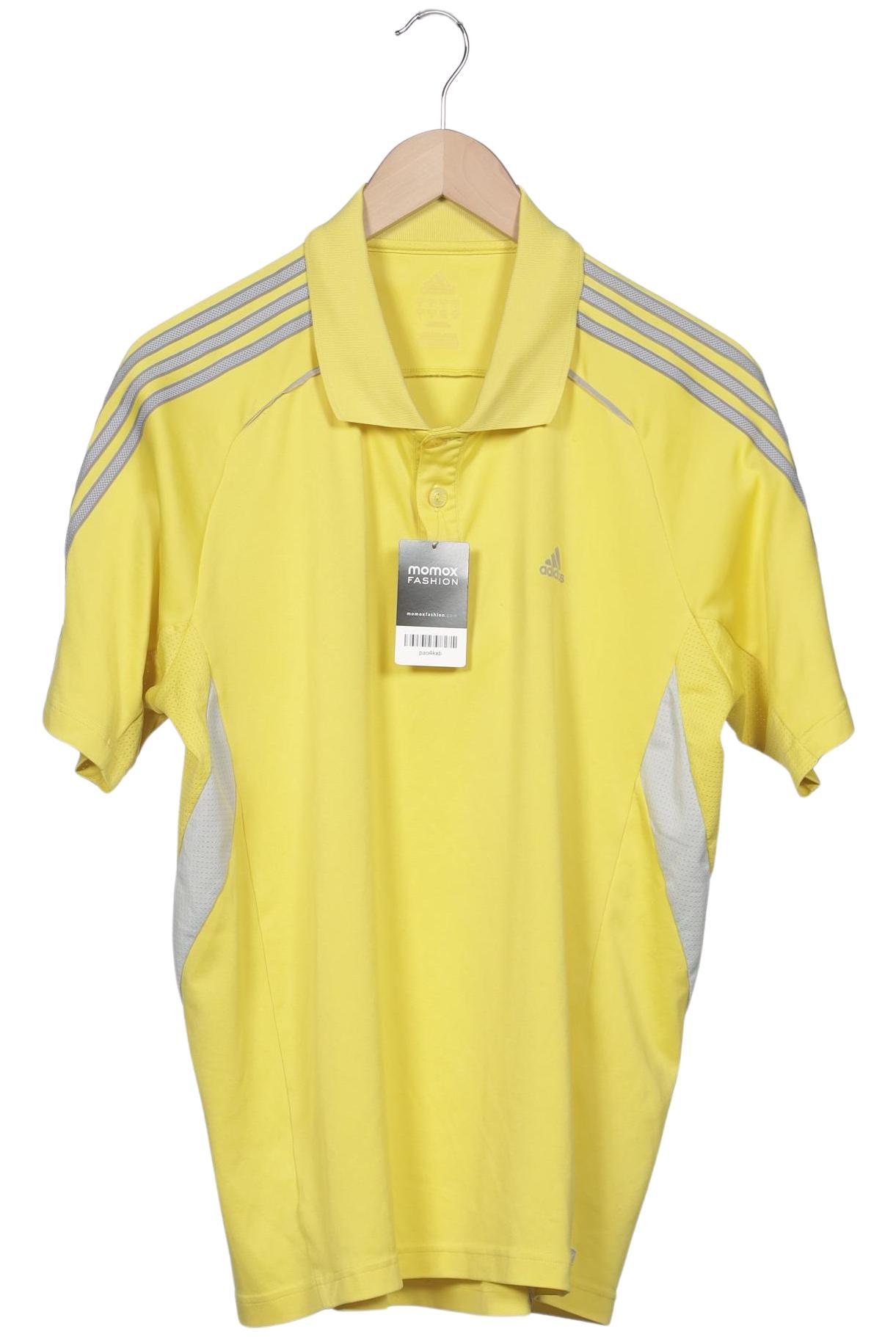 

adidas Herren Poloshirt, gelb, Gr. 52