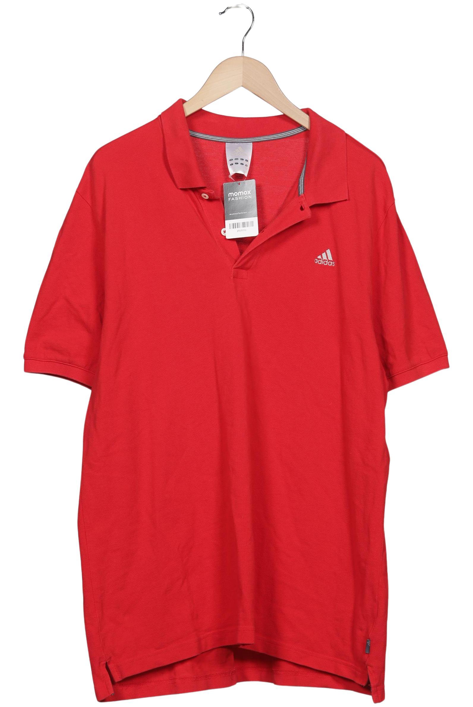 

adidas Herren Poloshirt, rot, Gr. 56